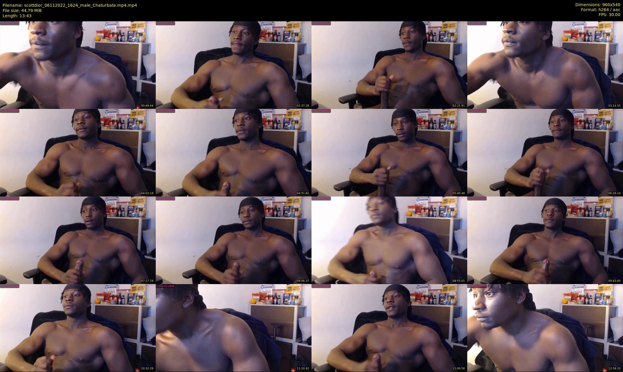 scottdior — 14 minute Chaturbate male cam show recording, 480p, Nov 6, 2022