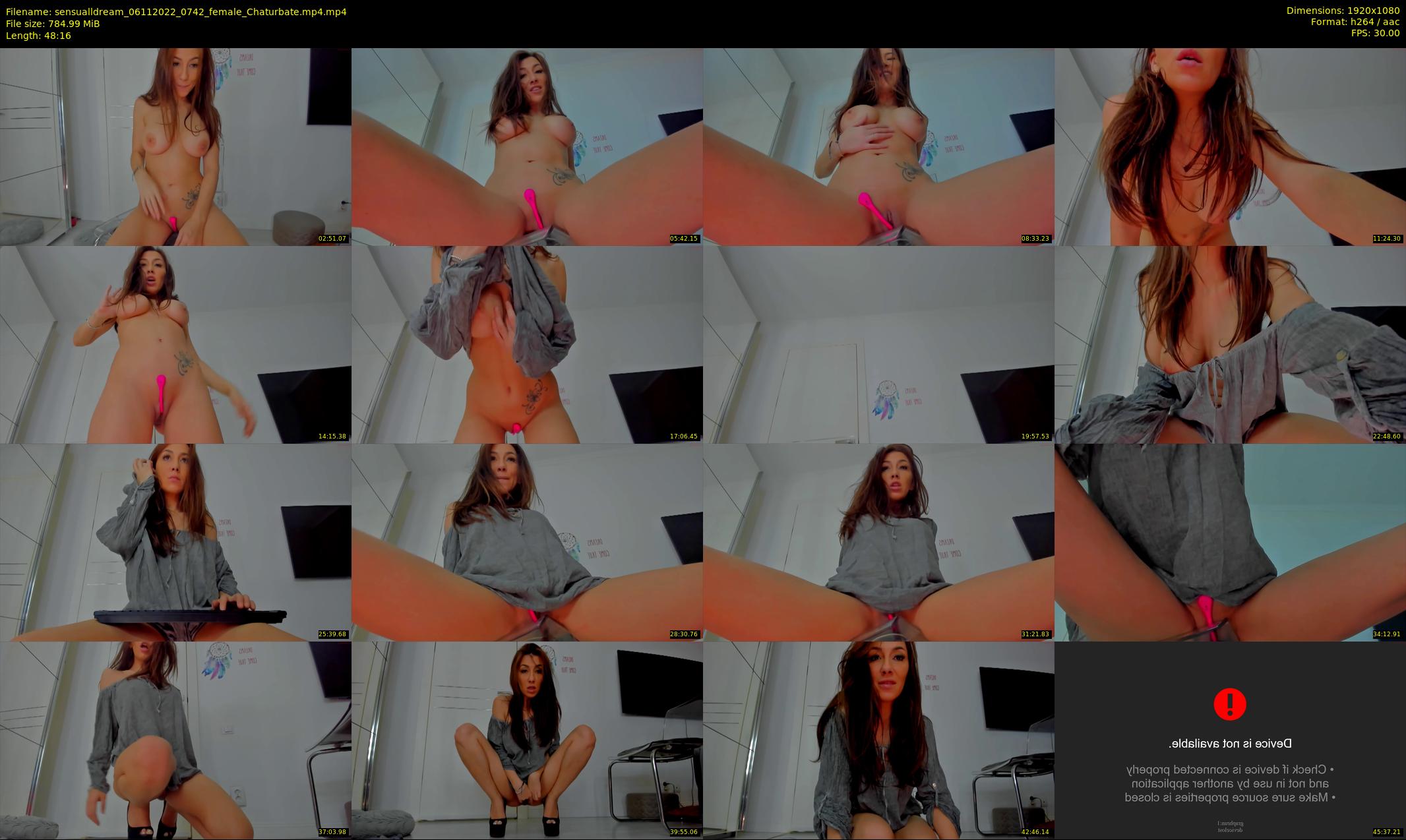 sensualldream — 49 minute Chaturbate female cam show recording, 1080p, Nov 6, 2022