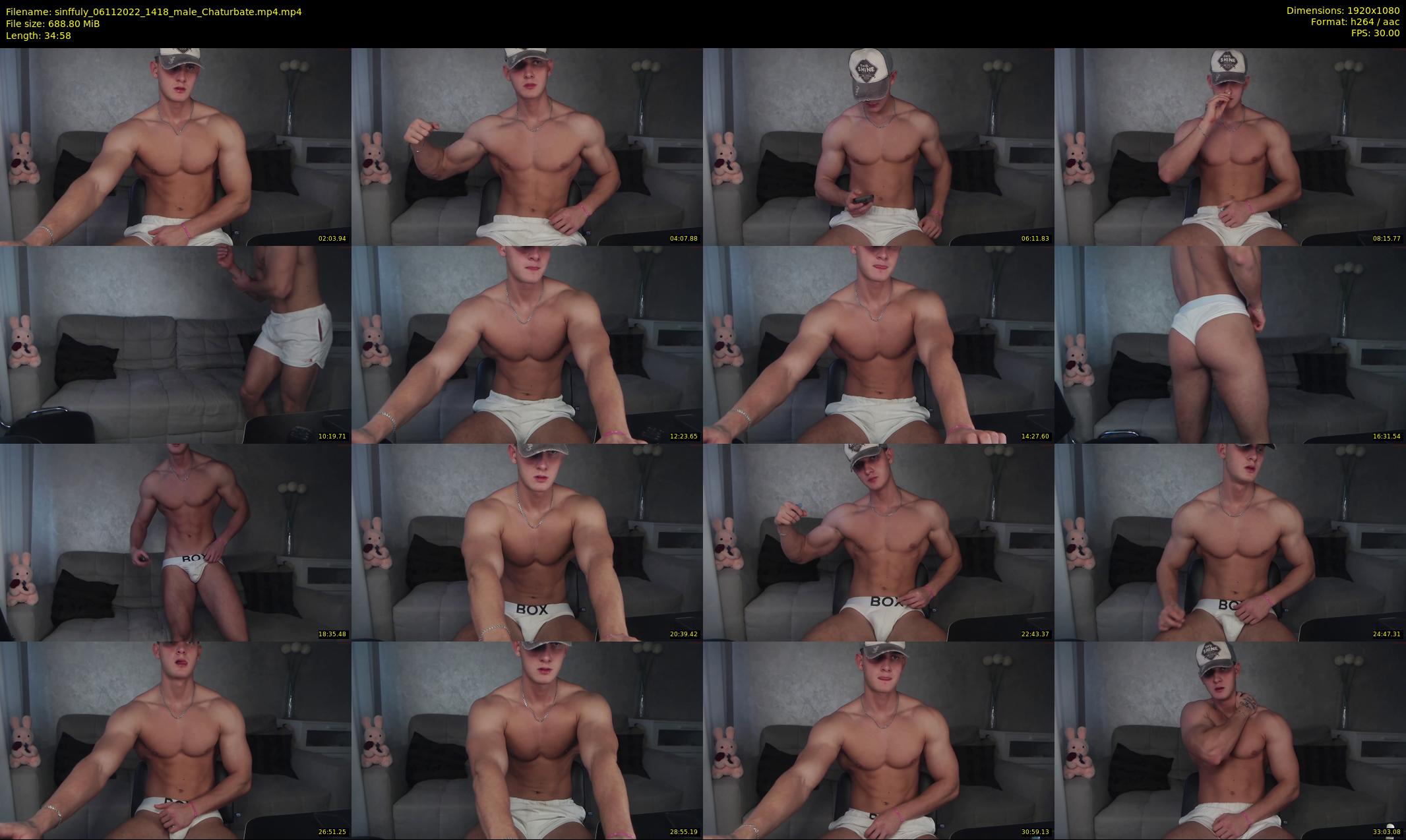 sinffuly — 35 minute Chaturbate male cam show recording, 1080p, Nov 6, 2022