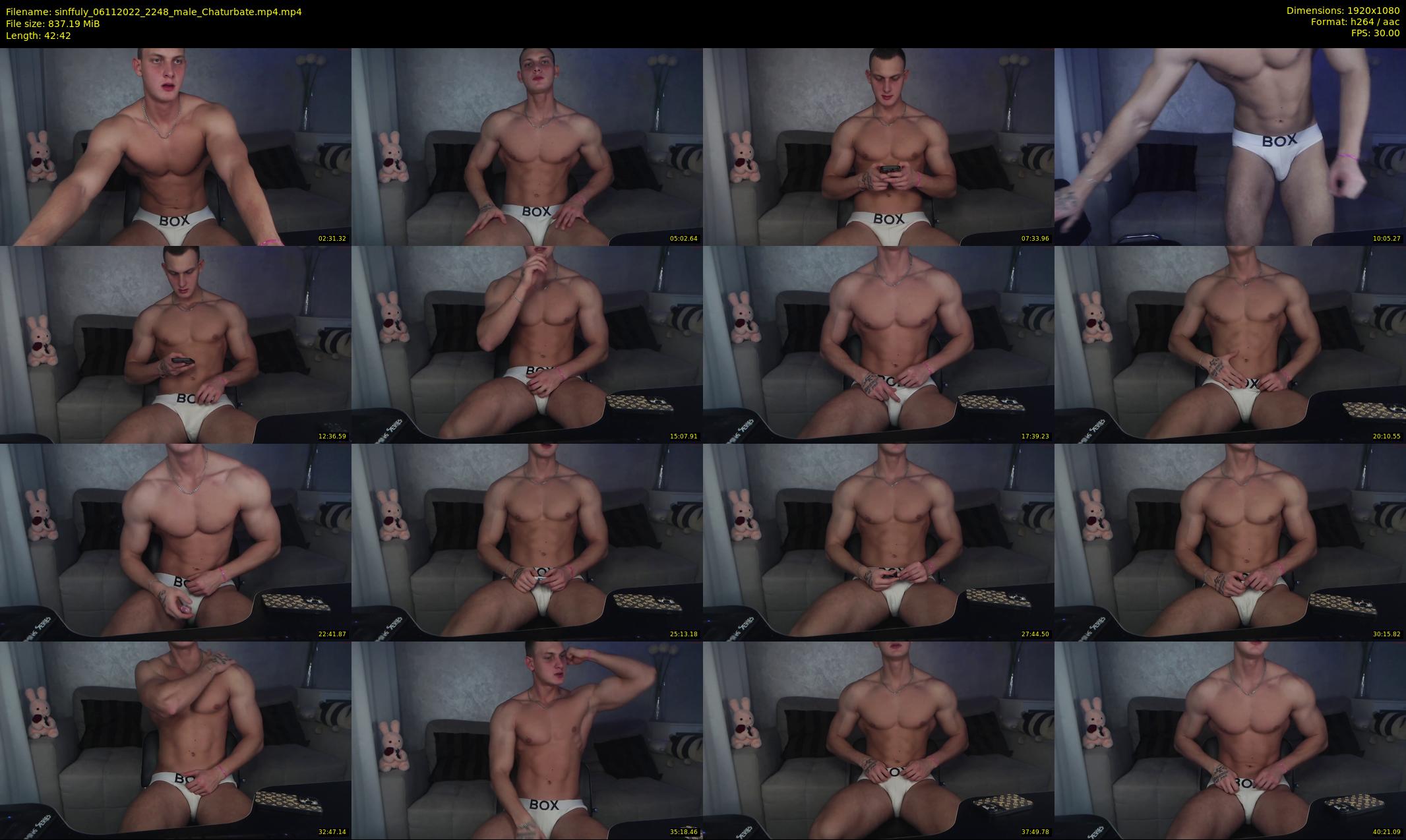 sinffuly — 43 minute Chaturbate male cam show recording, 1080p, Nov 6, 2022