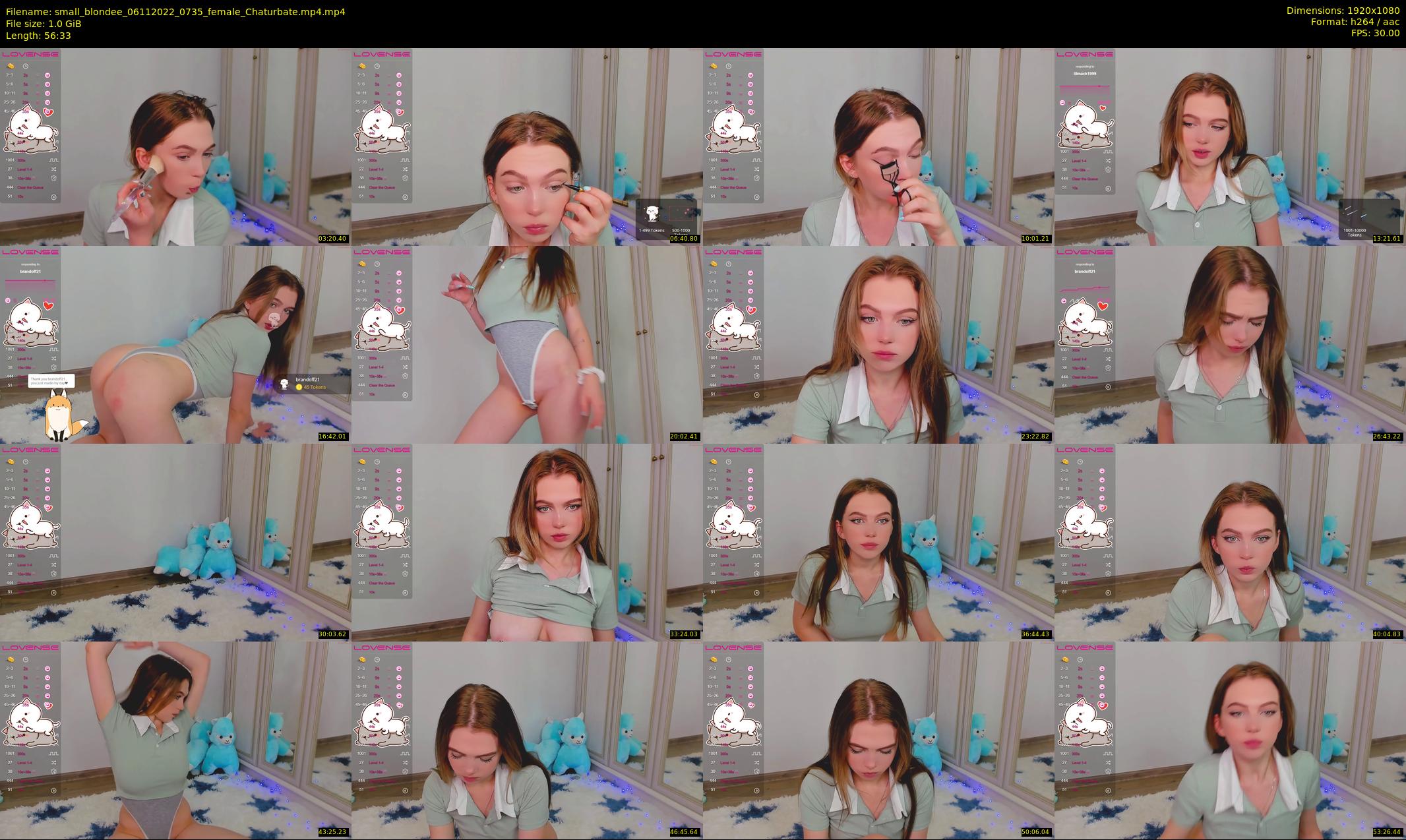 small_blondee — 57 minute Chaturbate female cam show recording, 1080p, Nov 6, 2022