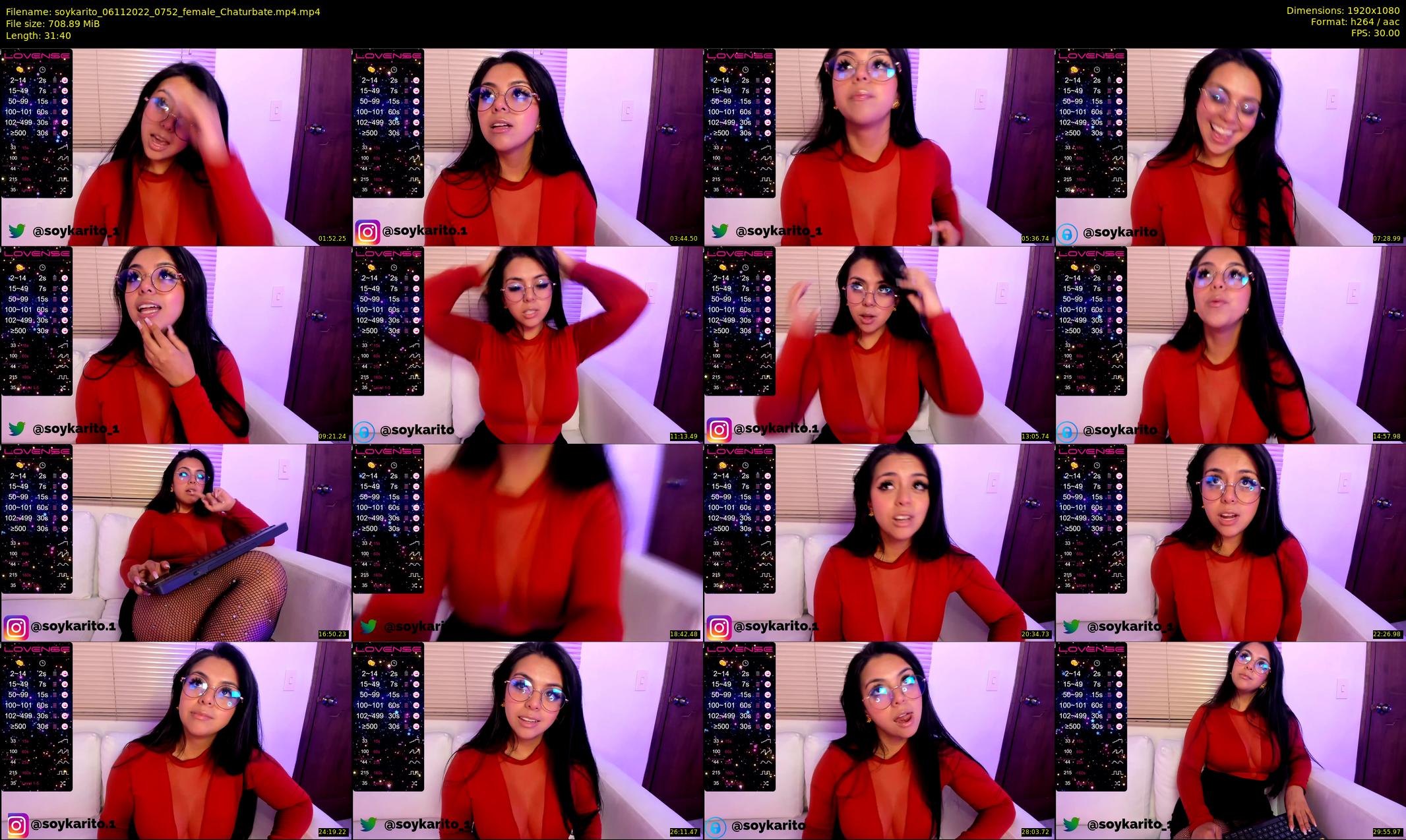 soykarito — 32 minute Chaturbate female cam show recording, 1080p, Nov 6, 2022
