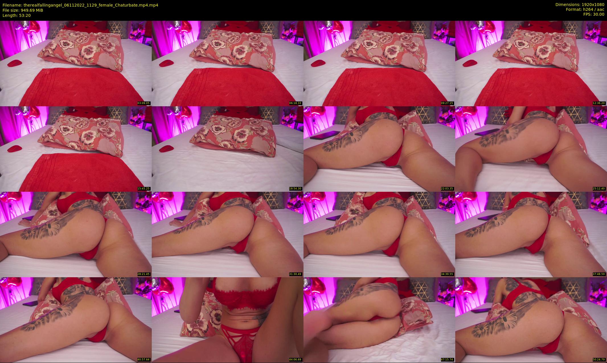 therealfallingangel — 54 minute Chaturbate female cam show recording, 1080p, Nov 6, 2022