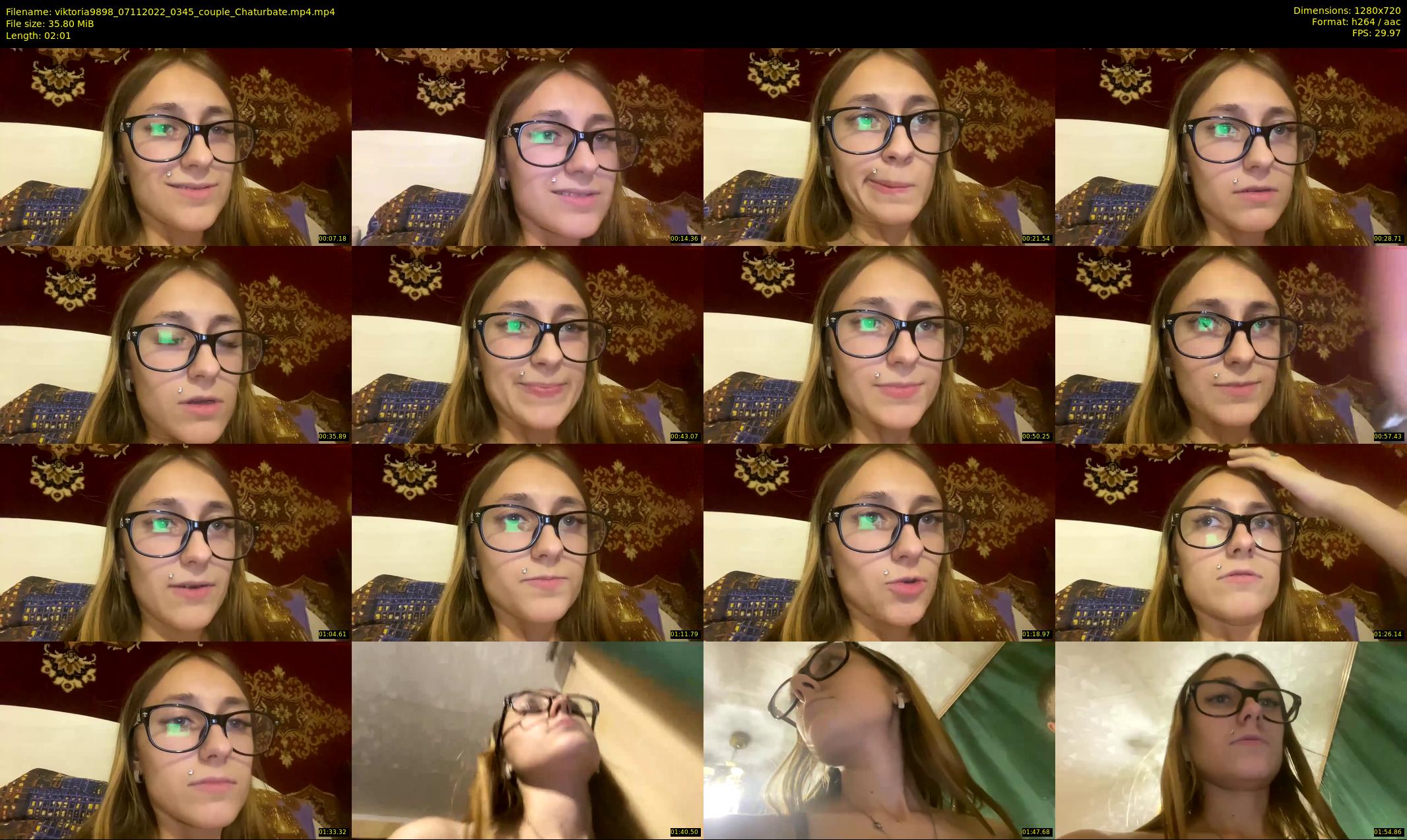 viktoria9898 — 3 minute Chaturbate couple cam show recording, 720p, Nov 7, 2022