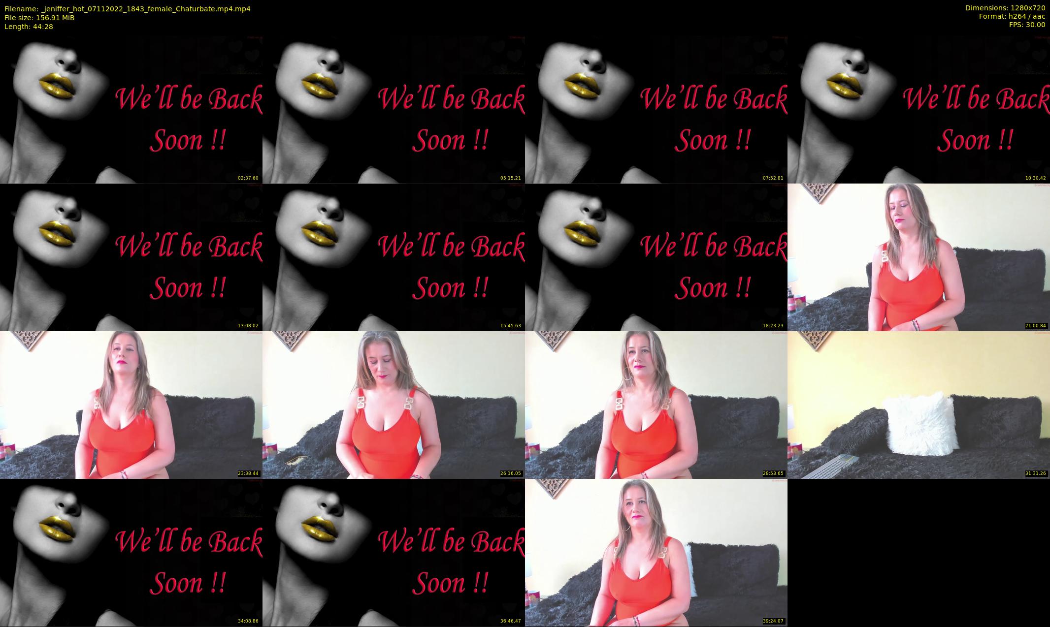 _jeniffer_hot — 45 minute Chaturbate female cam show recording, 720p, Nov 7, 2022