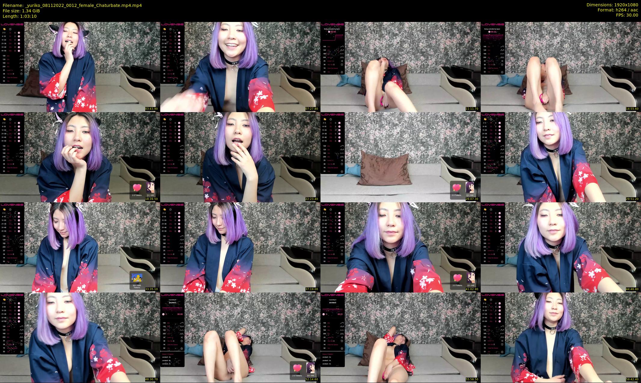 _yuriko — 64 minute Chaturbate female cam show recording, 1080p, Nov 8, 2022