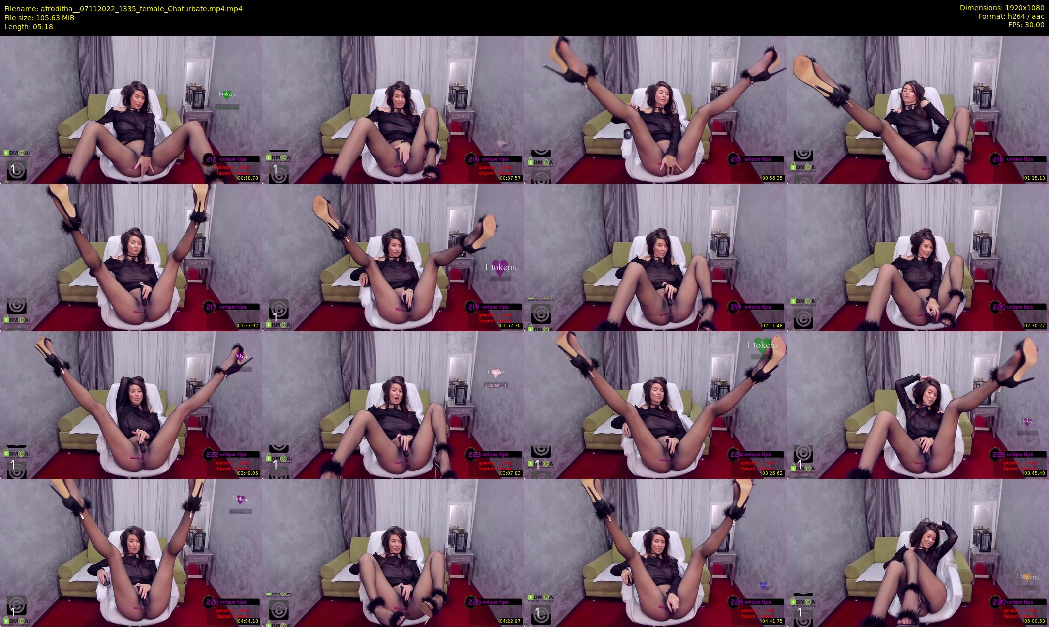 afroditha_ — 6 minute Chaturbate female cam show recording, 1080p, Nov 7, 2022