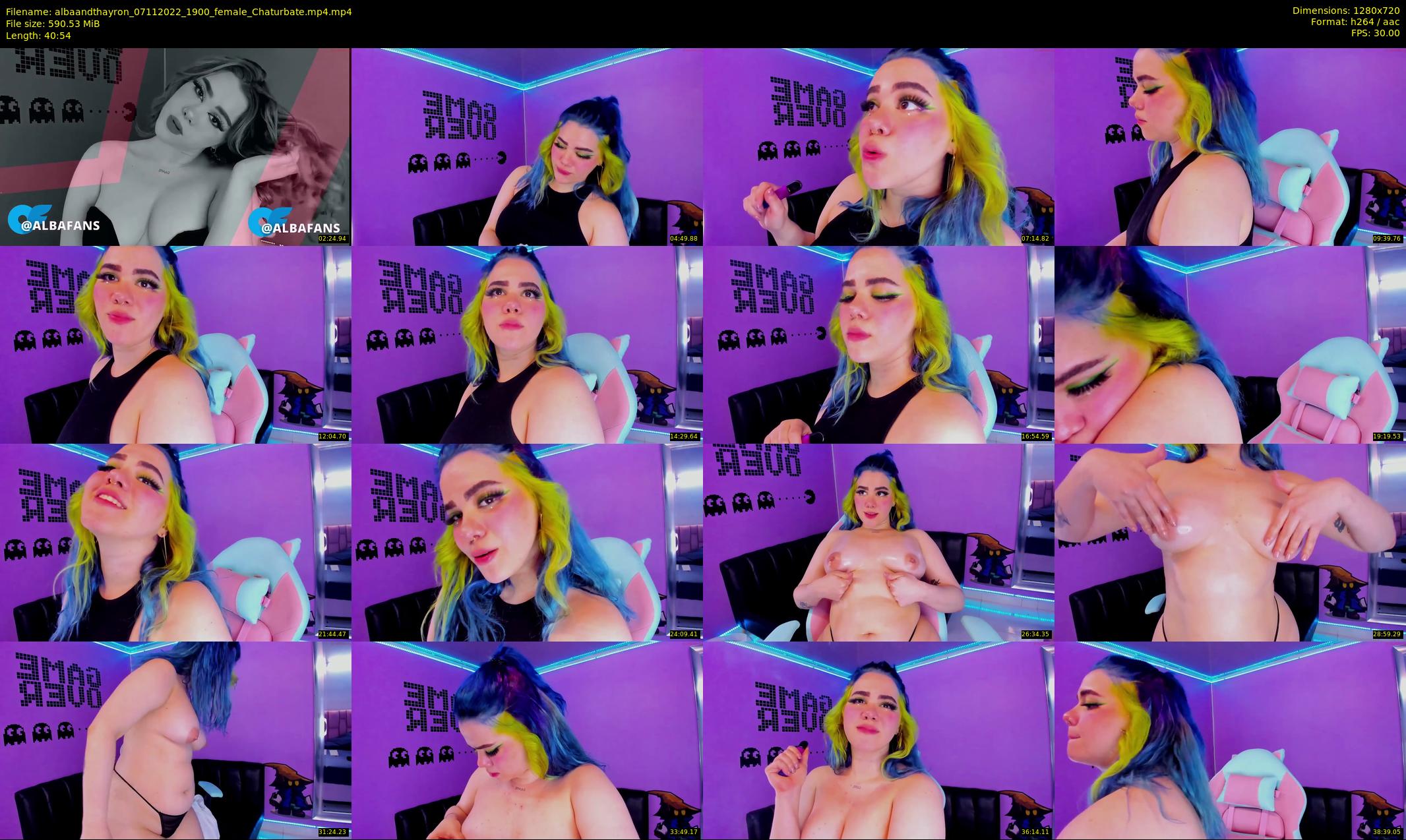 albaandthayron — 41 minute Chaturbate couple cam show recording, 720p, Nov 7, 2022