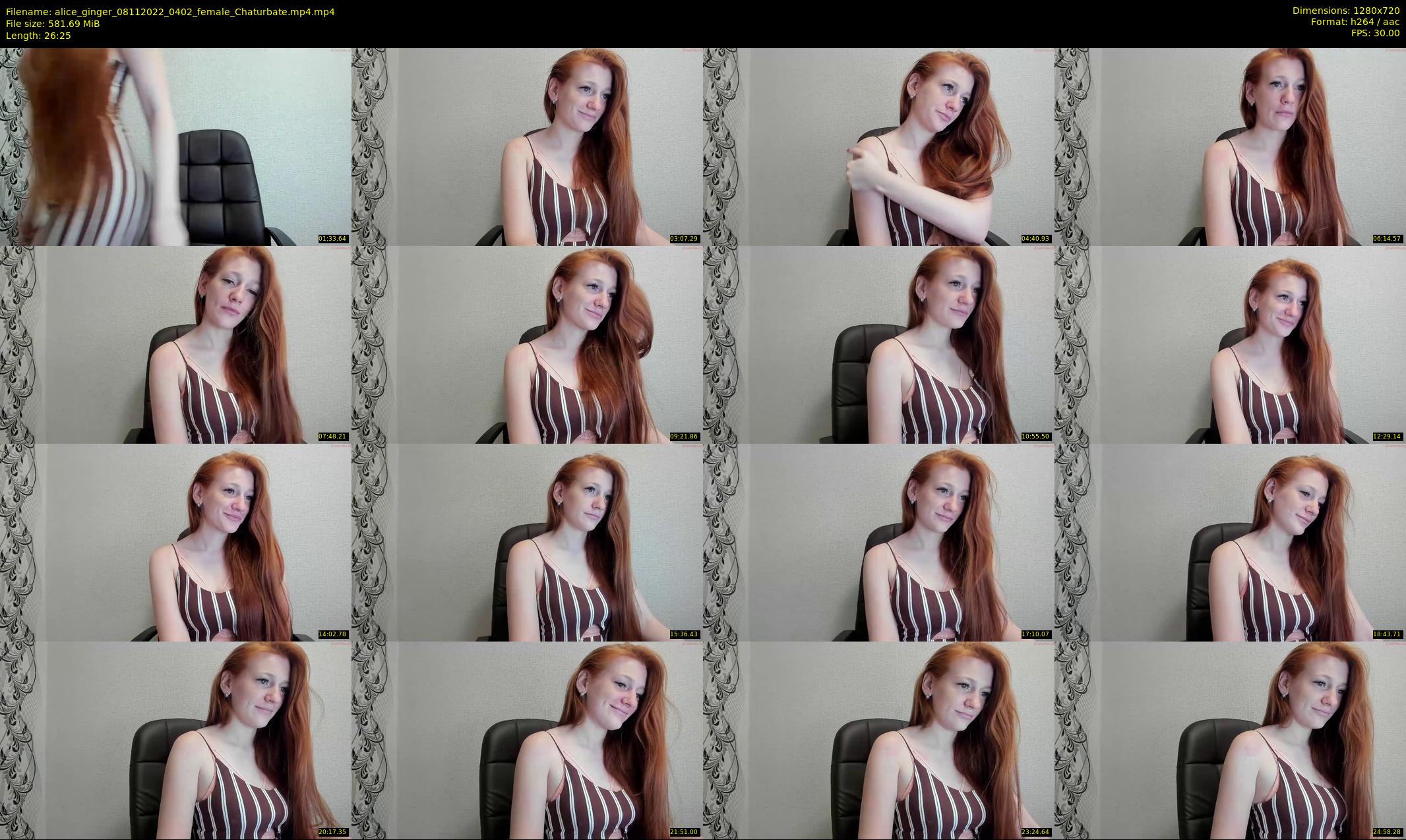 alice_ginger — 27 minute Chaturbate female cam show recording, 720p, Nov 8, 2022