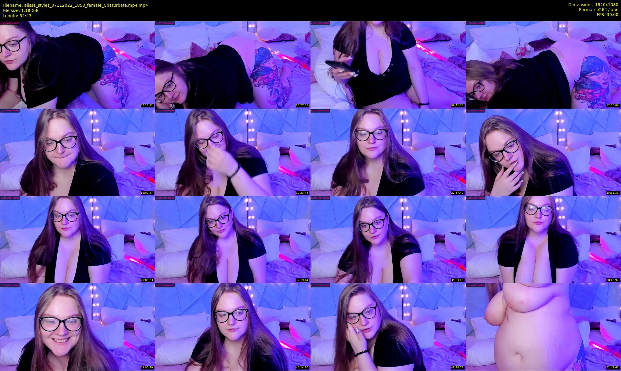 alissa_styles — 55 minute Chaturbate female cam show recording, 1080p, Nov 7, 2022