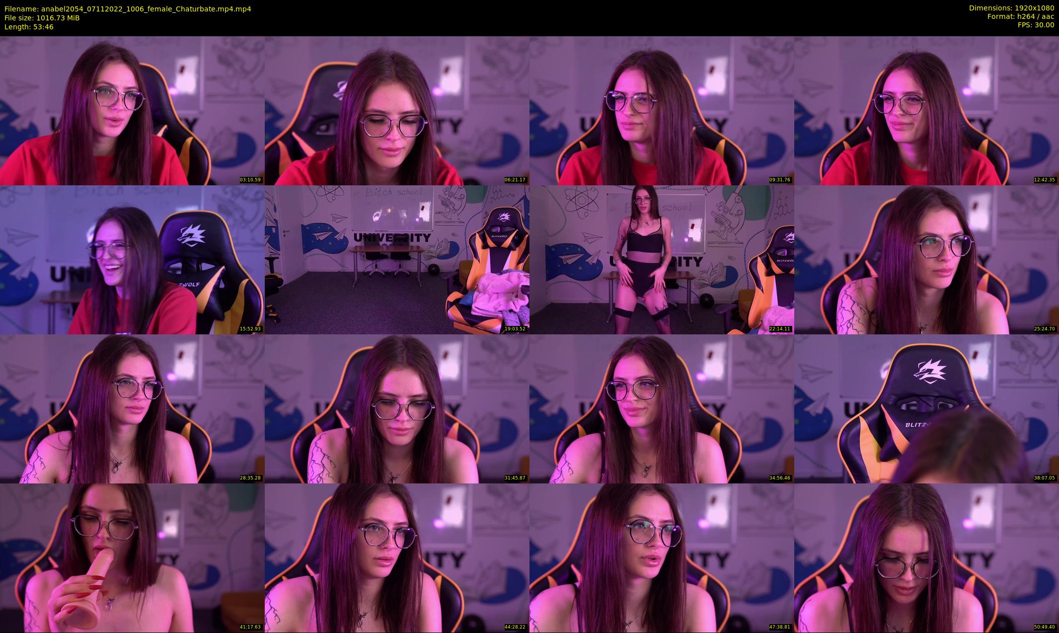 anabel2054 — 54 minute Chaturbate female cam show recording, 1080p, Nov 7, 2022