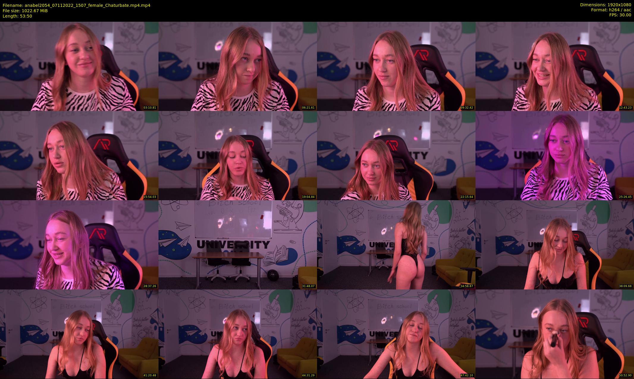 anabel2054 — 54 minute Chaturbate female cam show recording, 1080p, Nov 7, 2022