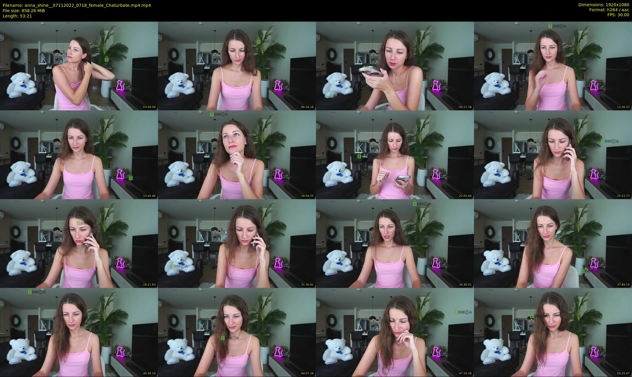 anna_shine_ — 54 minute Chaturbate female cam show recording, 1080p, Nov 7, 2022