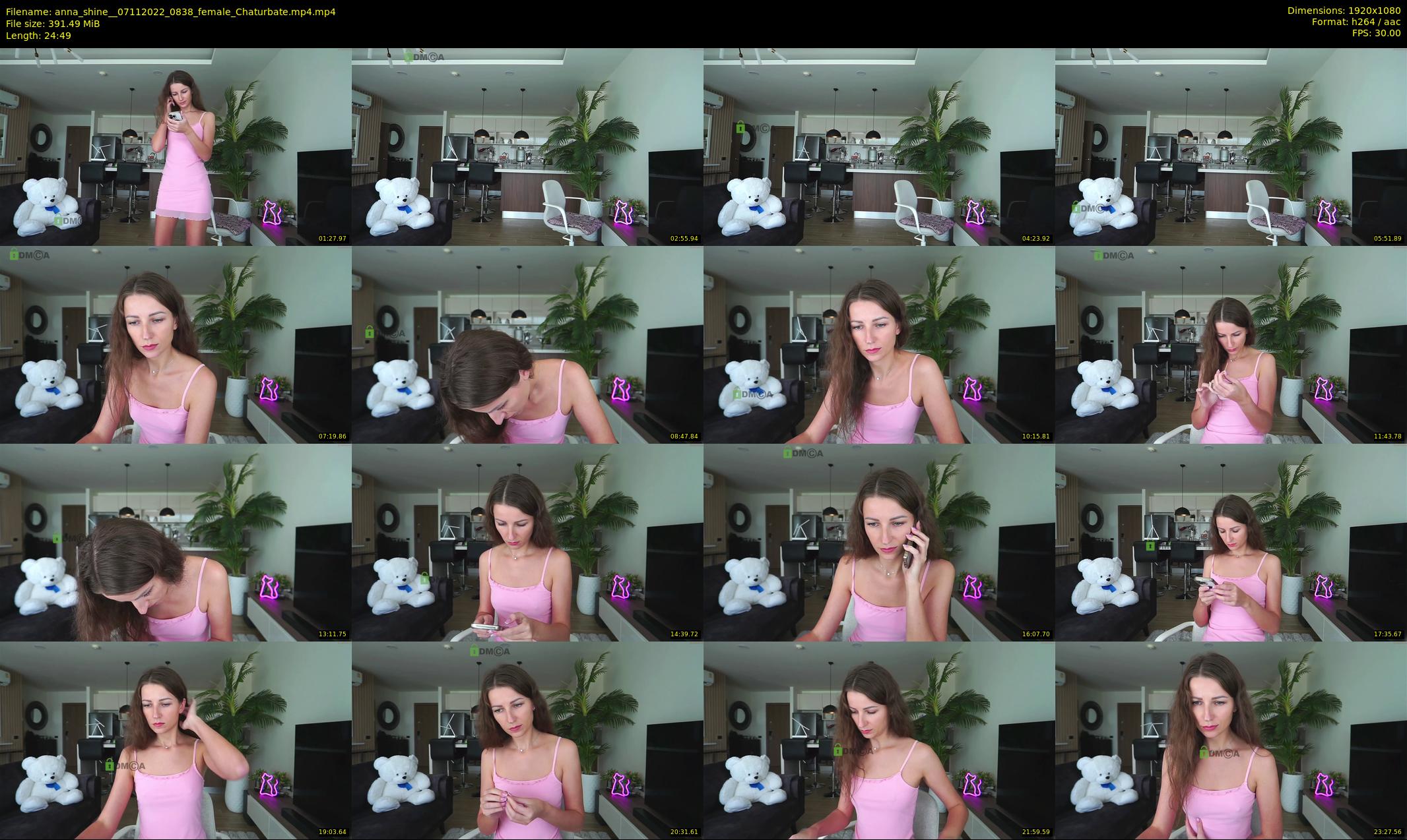 anna_shine_ — 25 minute Chaturbate female cam show recording, 1080p, Nov 7, 2022