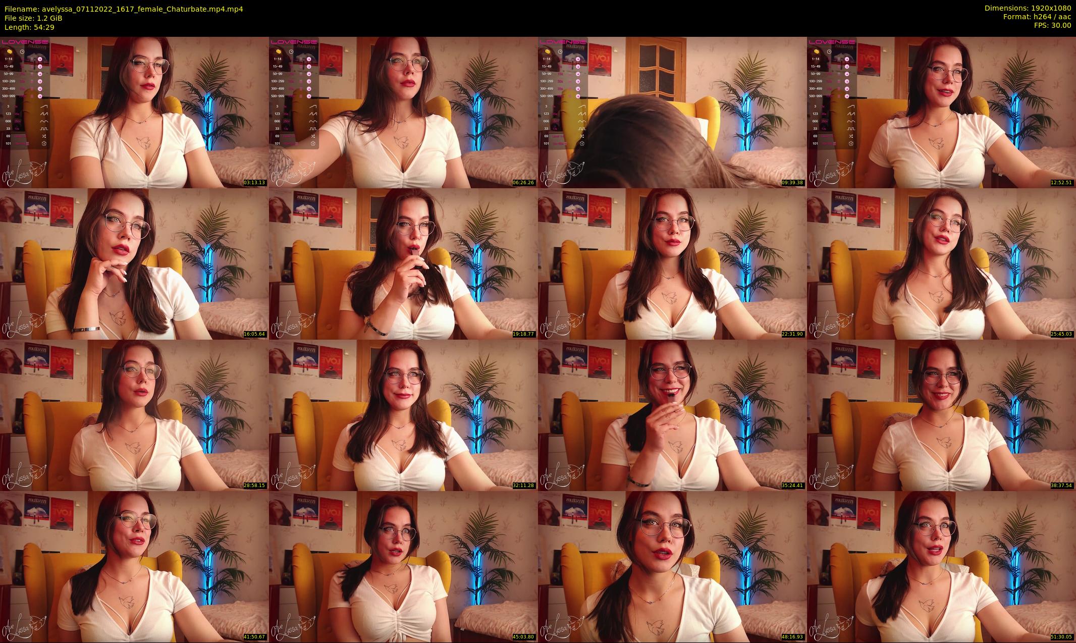 avelyssa — 55 minute Chaturbate female cam show recording, 1080p, Nov 7, 2022