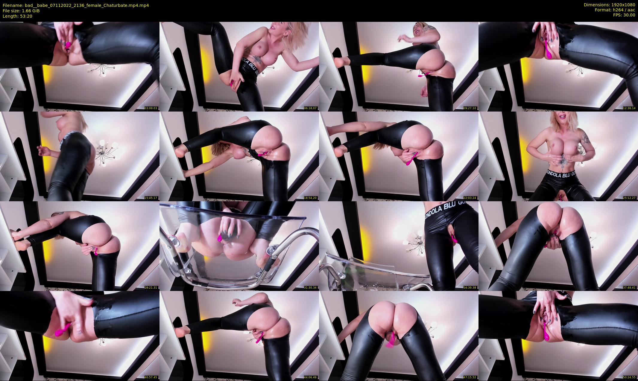 bad__babe — 54 minute Chaturbate female cam show recording, 1080p, Nov 7, 2022
