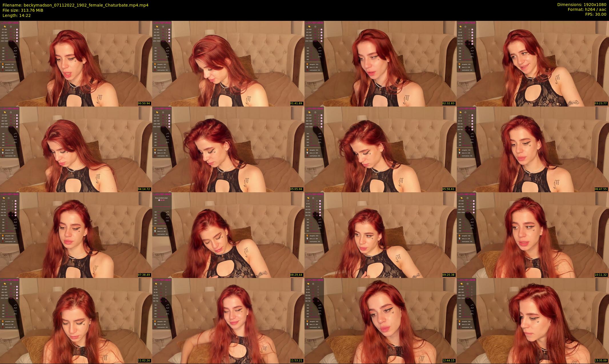 beckymadson — 15 minute Chaturbate female cam show recording, 1080p, Nov 7, 2022