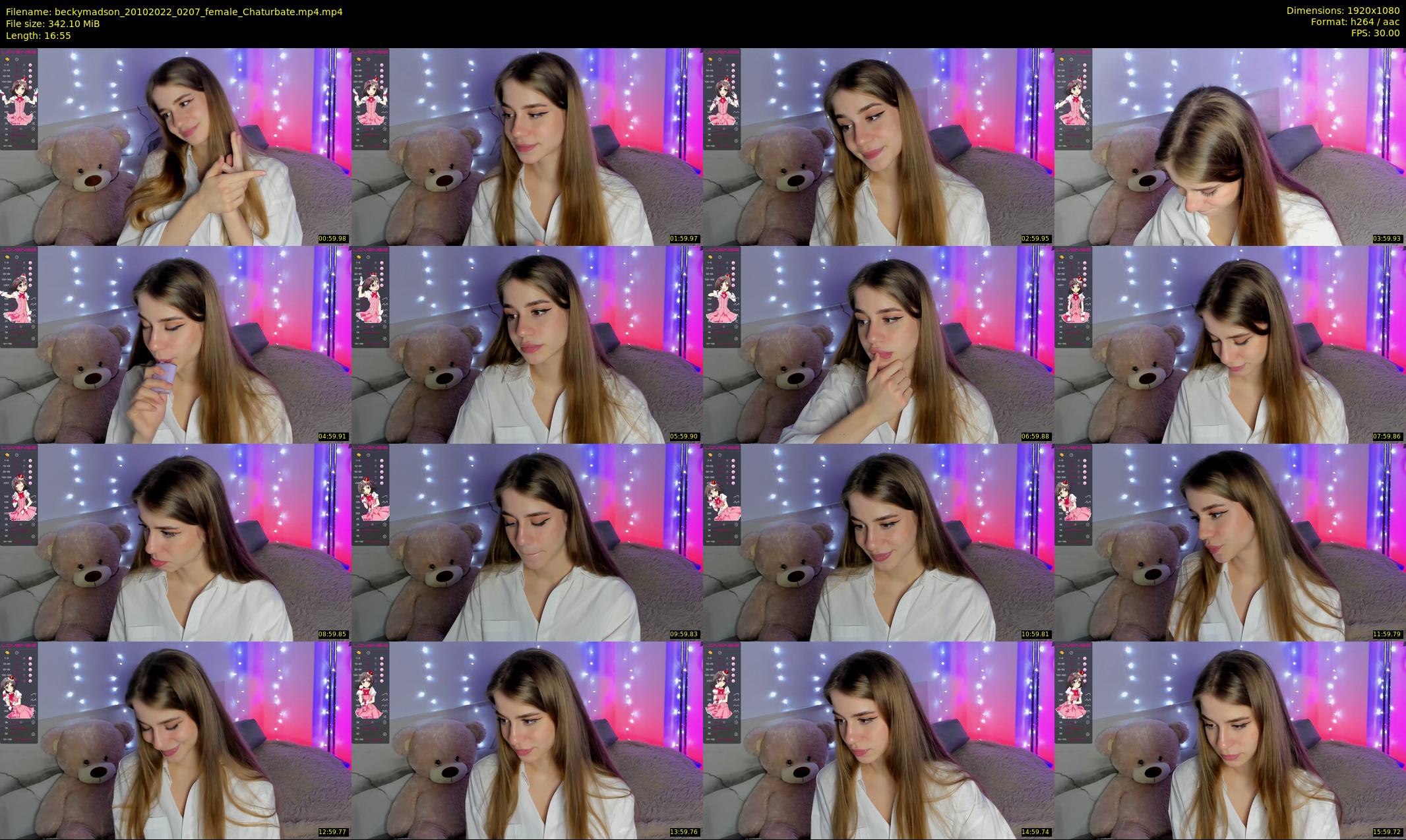 beckymadson — 17 minute Chaturbate female cam show recording, 1080p, Oct 20, 2022