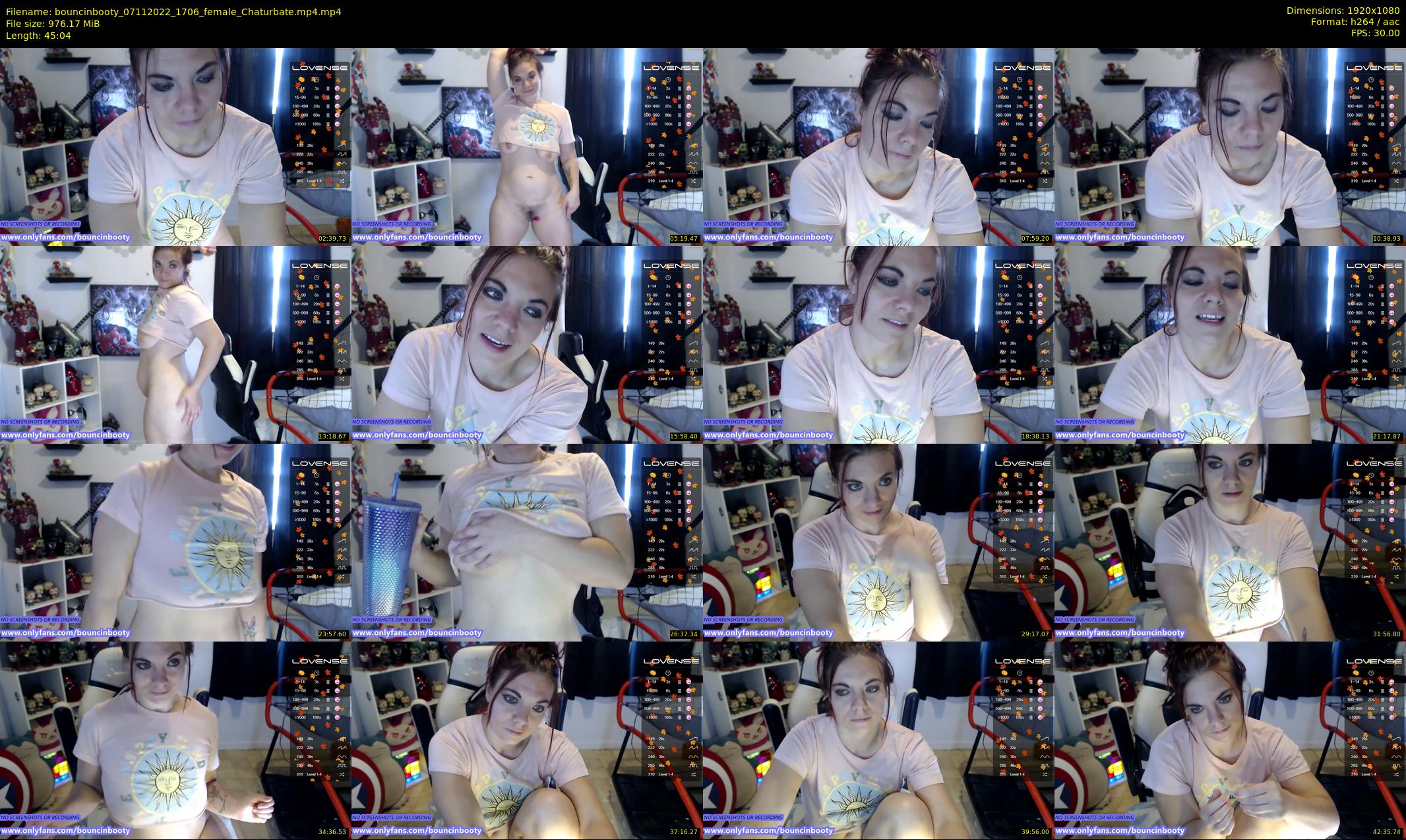 bouncinbooty — 46 minute Chaturbate female cam show recording, 1080p, Nov 7, 2022