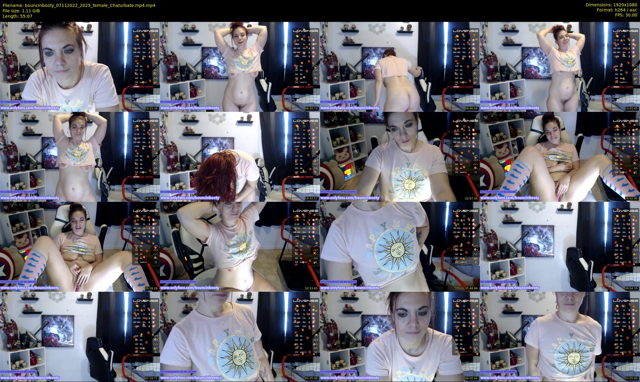 bouncinbooty — 56 minute Chaturbate female cam show recording, 1080p, Nov 7, 2022