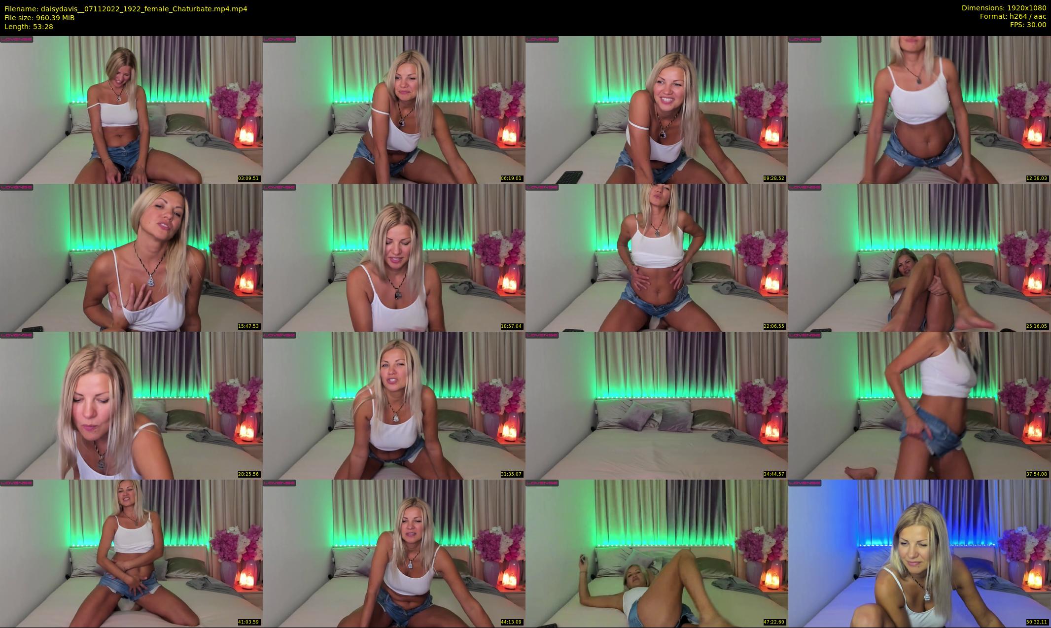 daisydavis_ — 54 minute Chaturbate female cam show recording, 1080p, Nov 7, 2022