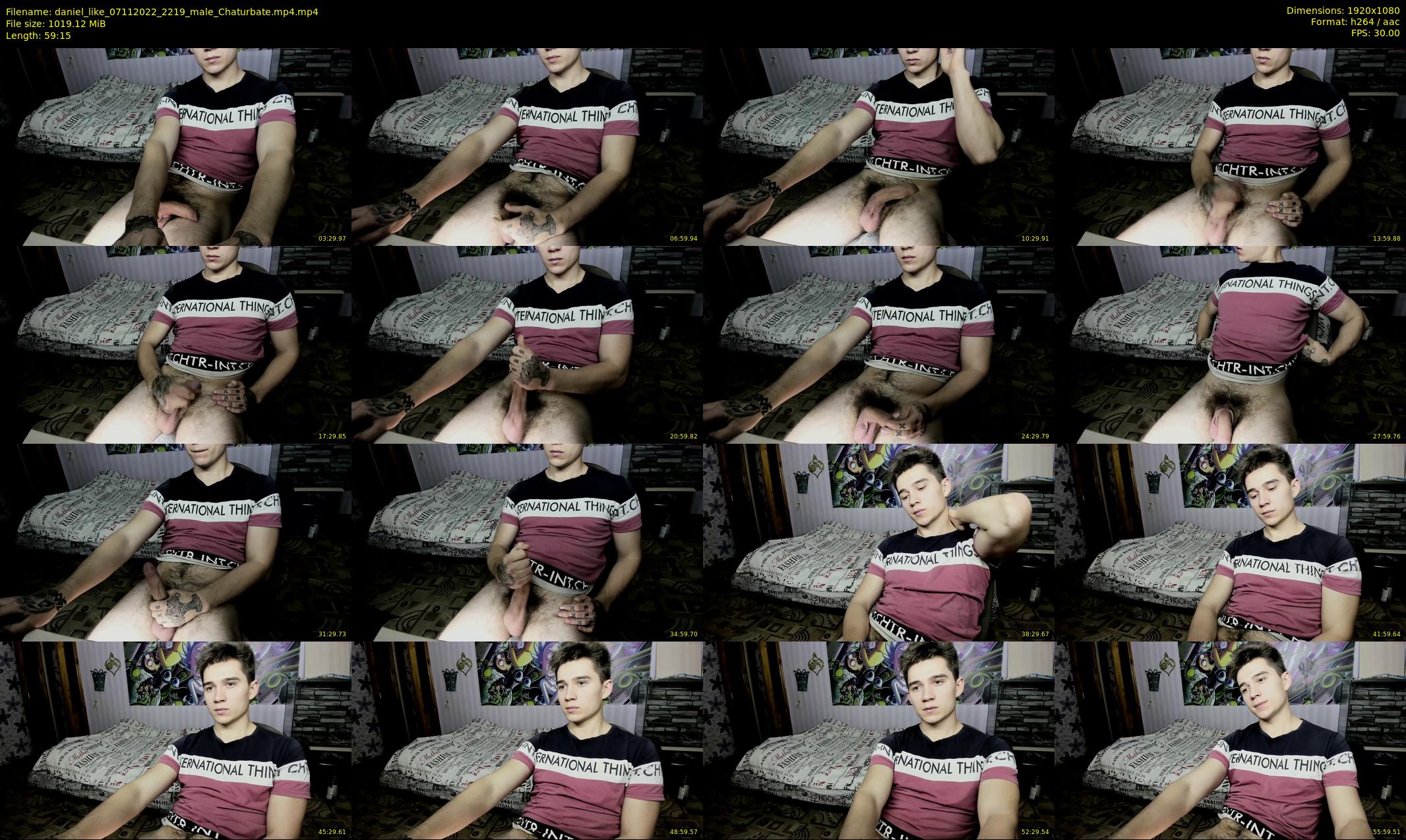 daniel_like — 60 minute Chaturbate male cam show recording, 1080p, Nov 7, 2022