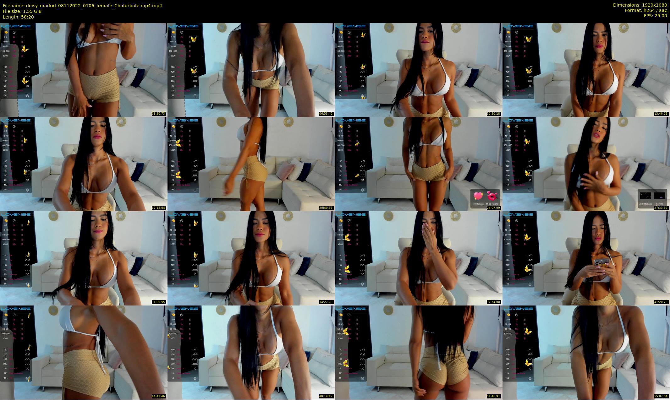 deisy_madrid — 59 minute Chaturbate female cam show recording, 1080p, Nov 8, 2022