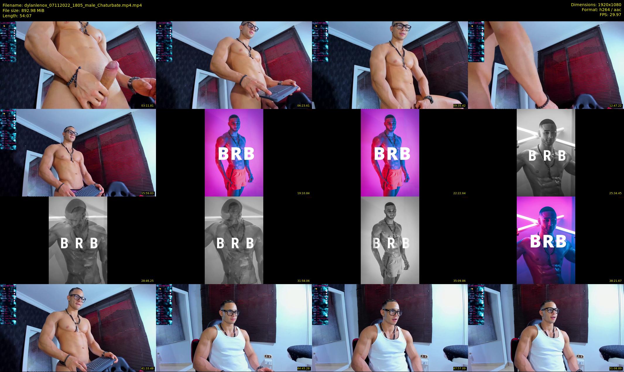 dylanlenox — 55 minute Chaturbate male cam show recording, 1080p, Nov 7, 2022