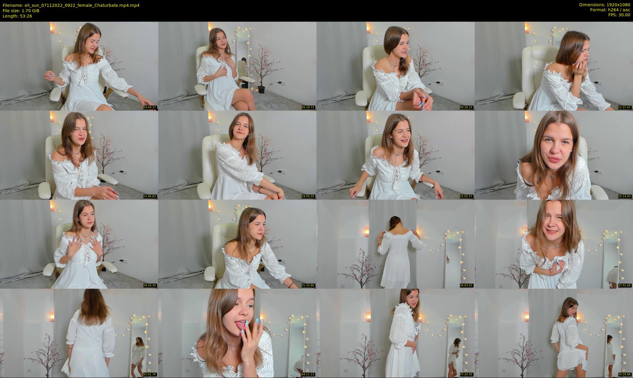 eli_sun — 54 minute Chaturbate female cam show recording, 1080p, Nov 7, 2022