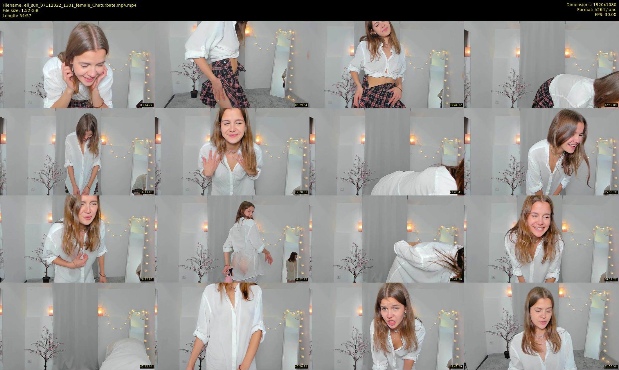 eli_sun — 55 minute Chaturbate female cam show recording, 1080p, Nov 7, 2022