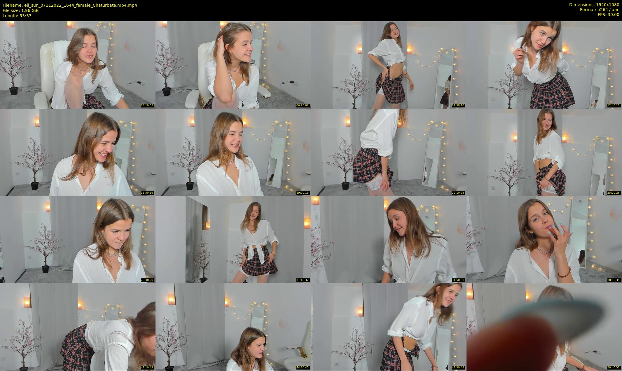 eli_sun — 54 minute Chaturbate female cam show recording, 1080p, Nov 7, 2022