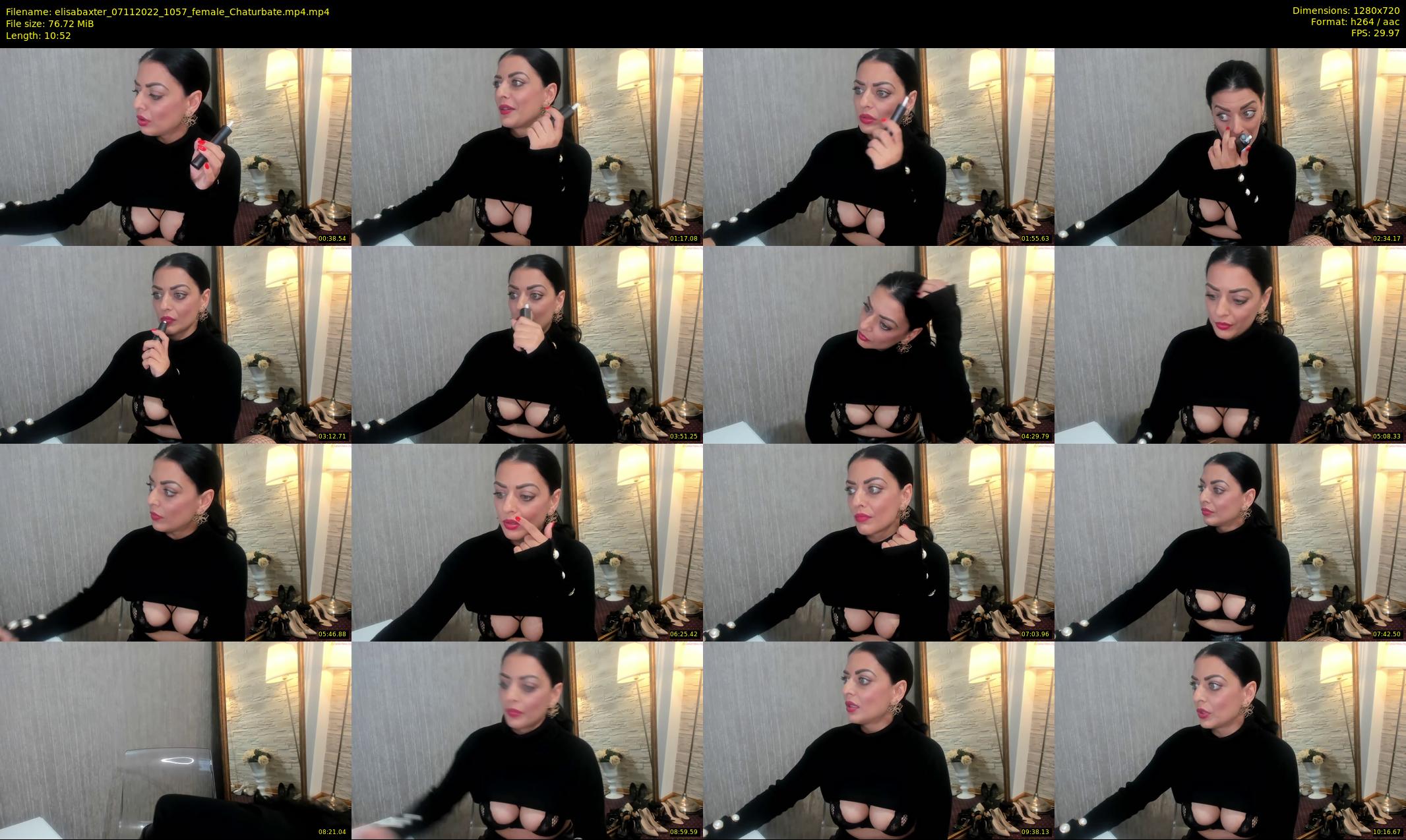 elisabaxter — 11 minute Chaturbate female cam show recording, 720p, Nov 7, 2022