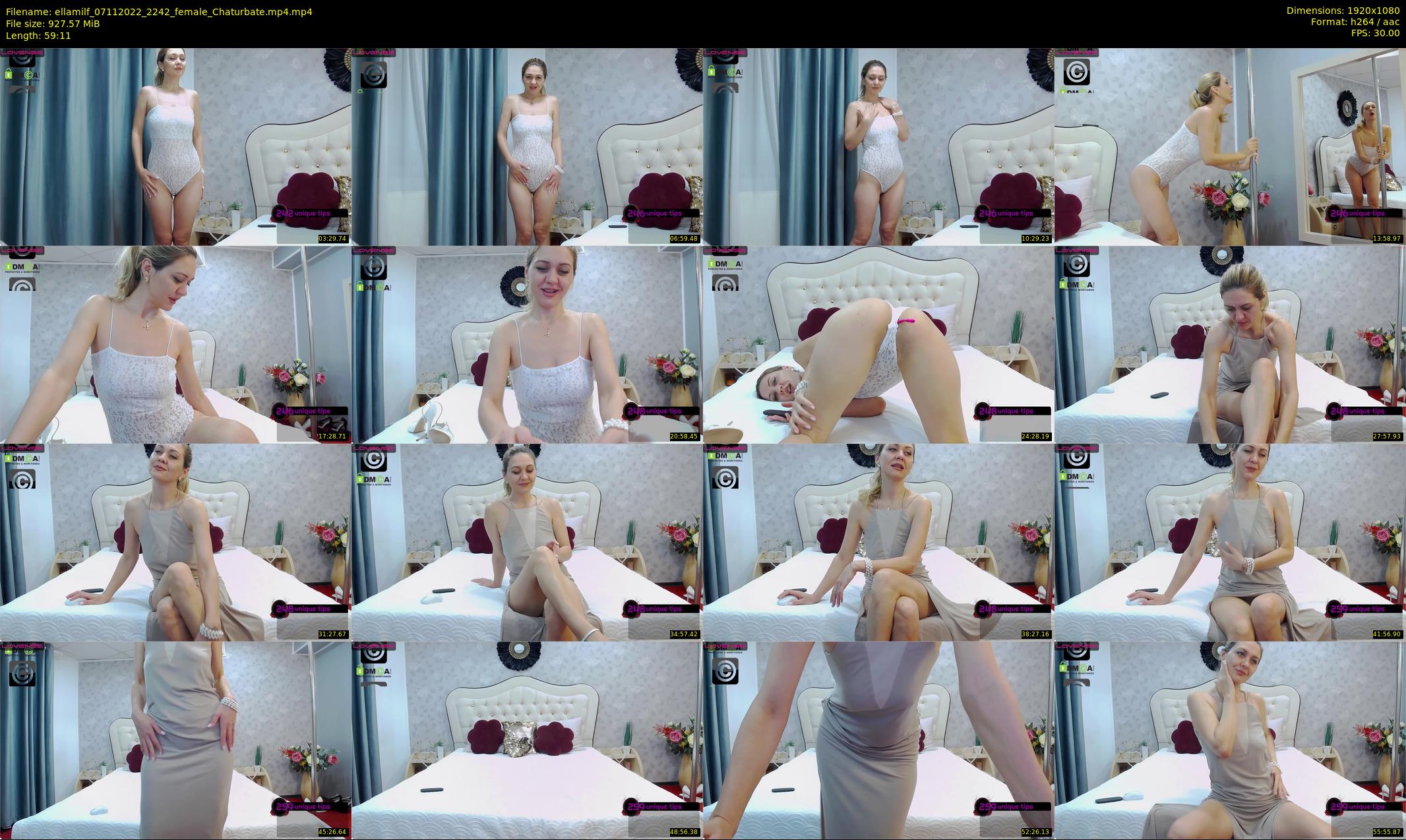 ellamilf — 60 minute Chaturbate female cam show recording, 1080p, Nov 7, 2022