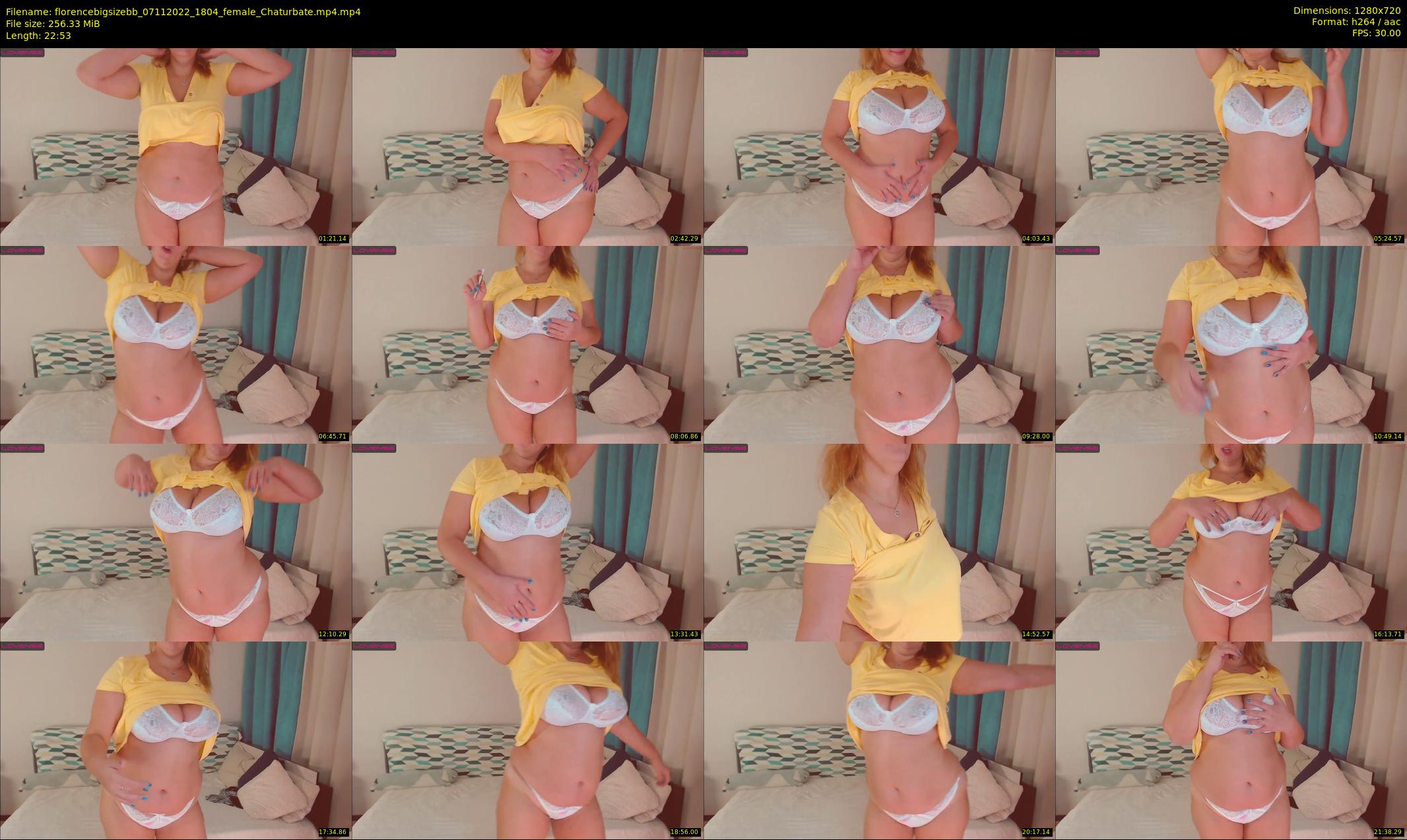 florencebigsizebb — 23 minute Chaturbate female cam show recording, 720p, Nov 7, 2022