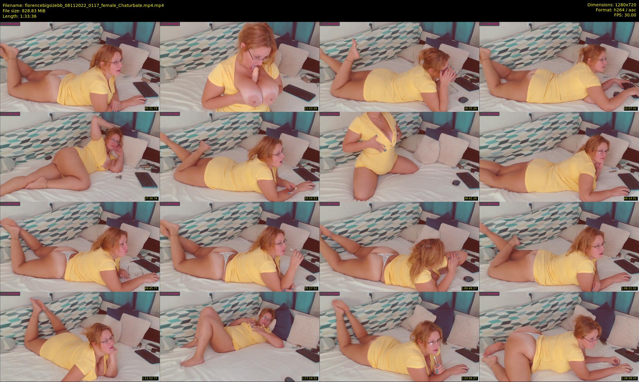 florencebigsizebb — 94 minute Chaturbate female cam show recording, 720p, Nov 8, 2022