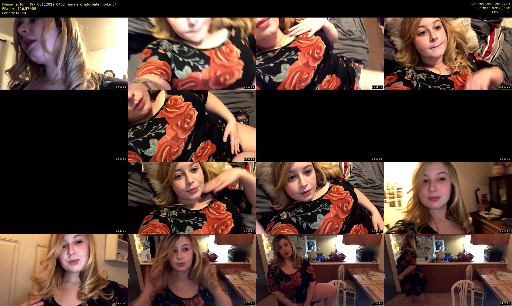funflirt97 — 9 minute Chaturbate female cam show recording, 720p, Nov 8, 2022