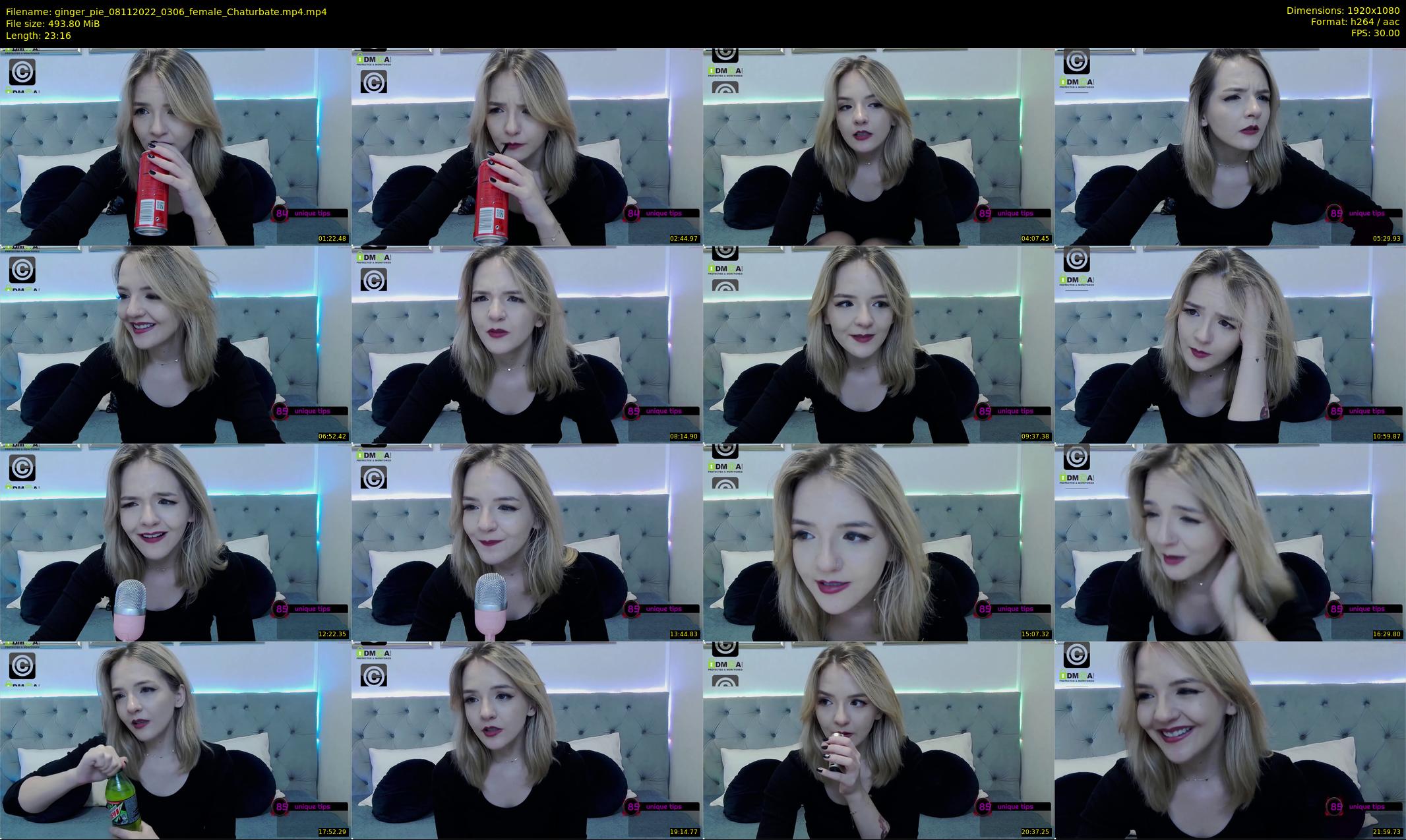 ginger_pie — 24 minute Chaturbate female cam show recording, 1080p, Nov 8, 2022