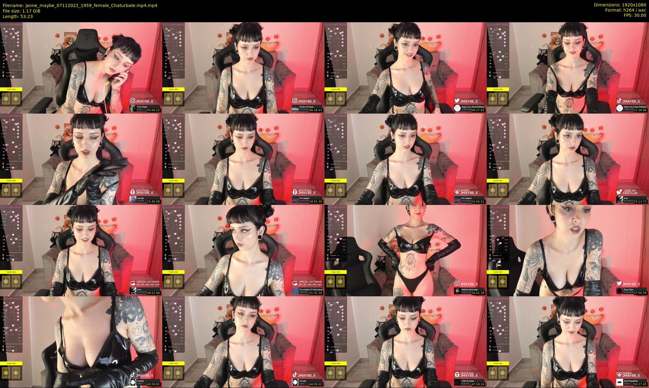 janne_maybe — 54 minute Chaturbate female cam show recording, 1080p, Nov 7, 2022