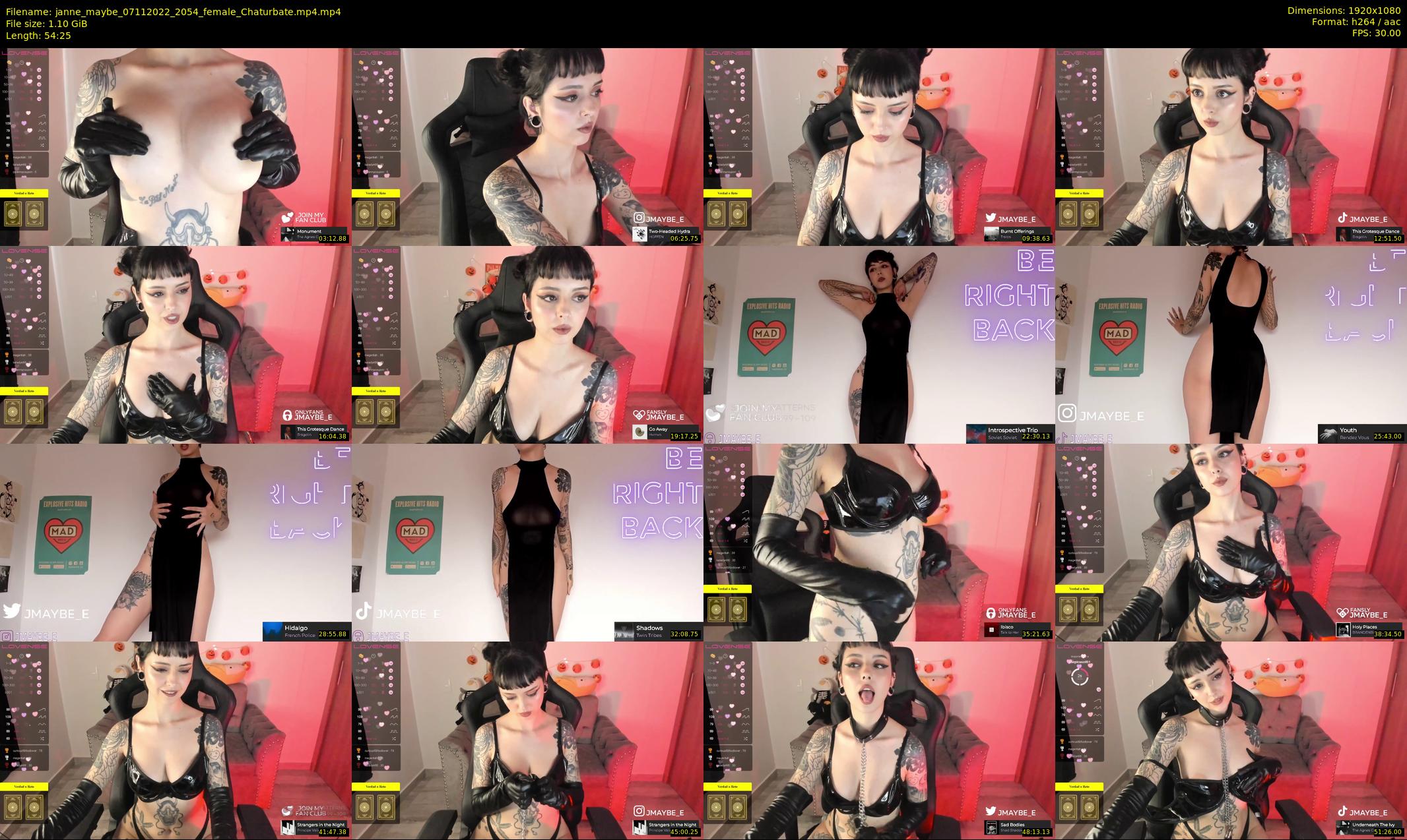 janne_maybe — 55 minute Chaturbate female cam show recording, 1080p, Nov 7, 2022