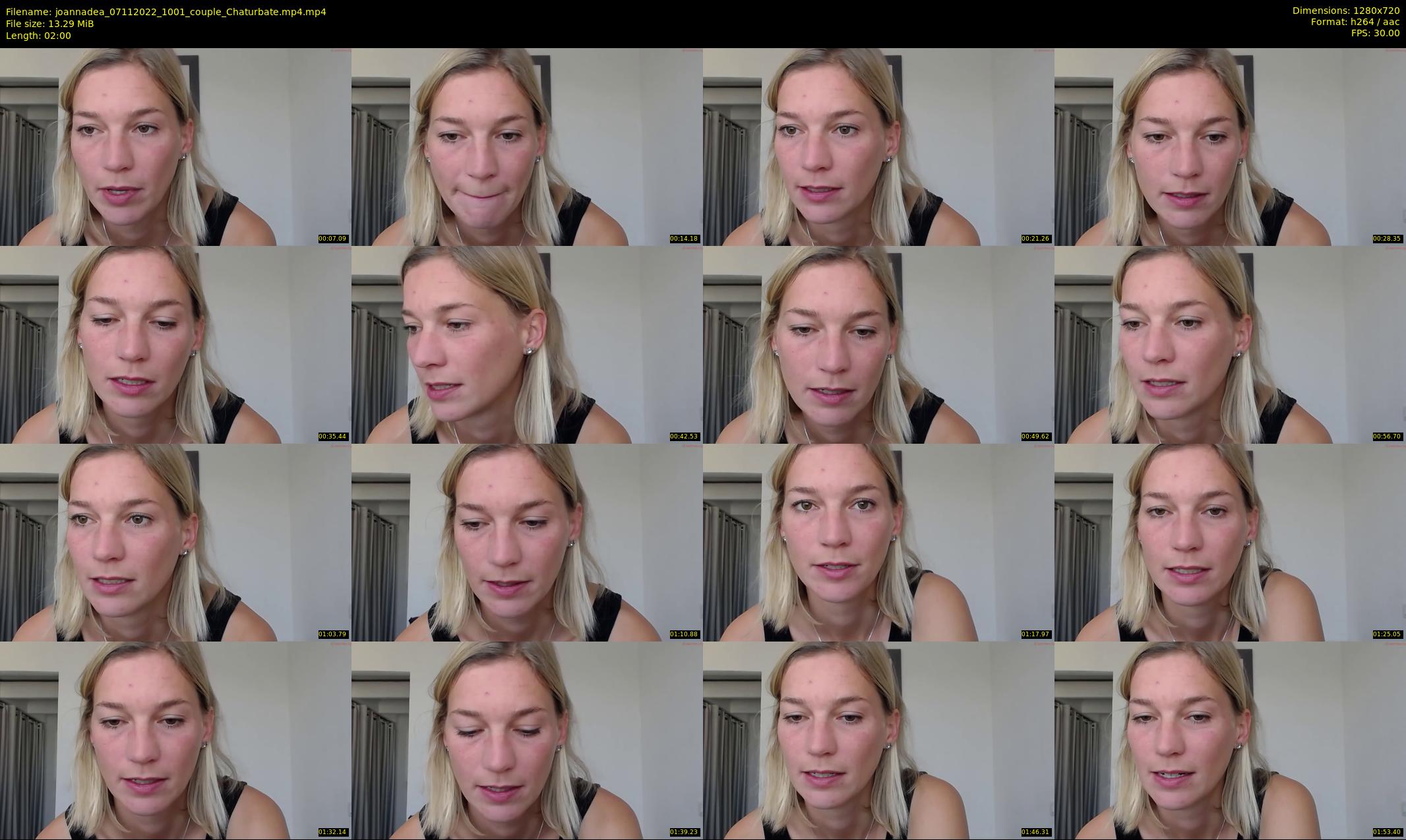 joannadea — 2 minute Chaturbate female cam show recording, 720p, Nov 7, 2022