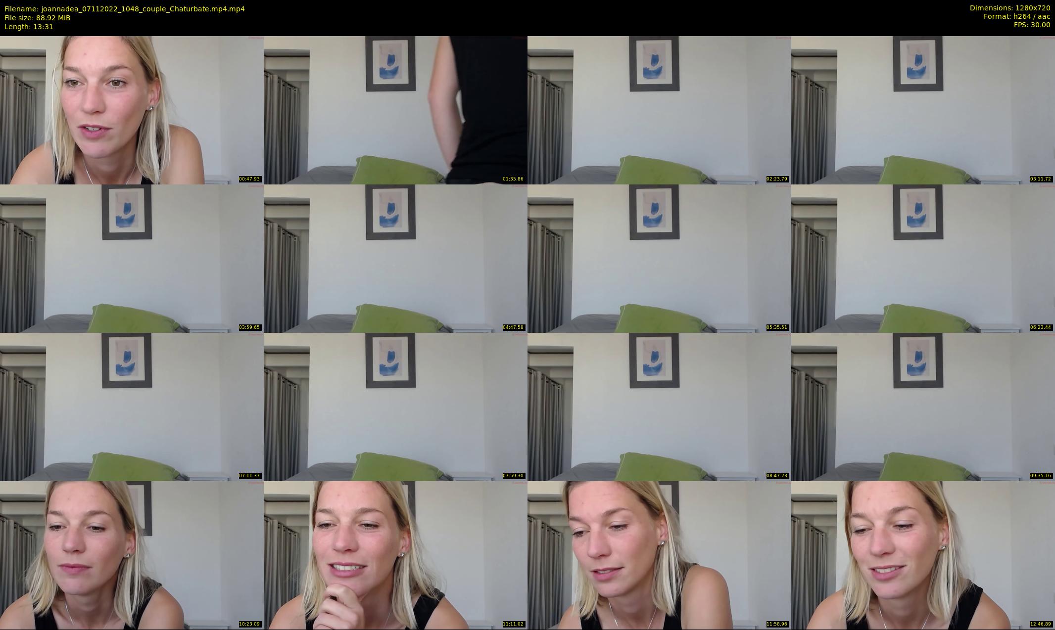 joannadea — 14 minute Chaturbate female cam show recording, 720p, Nov 7, 2022
