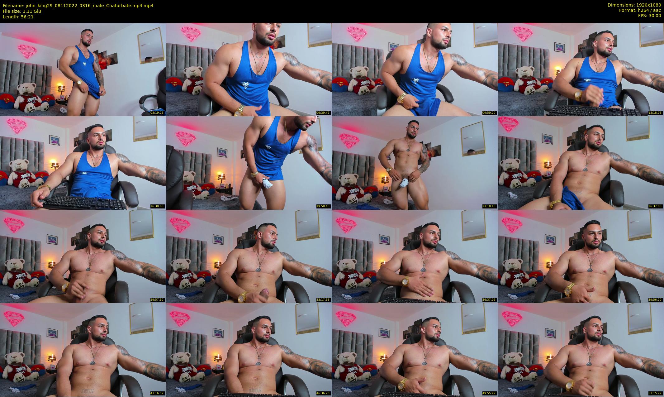 john_king29 — 57 minute Chaturbate male cam show recording, 1080p, Nov 8, 2022