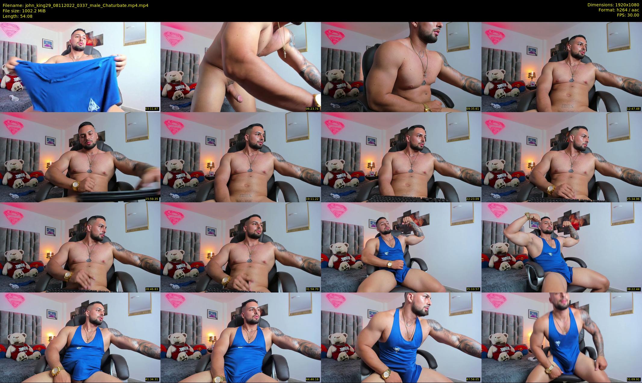 john_king29 — 55 minute Chaturbate male cam show recording, 1080p, Nov 8, 2022