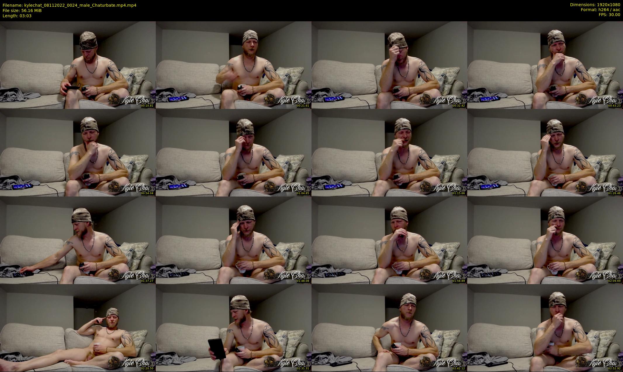 kylechat — 4 minute Chaturbate male cam show recording, 1080p, Nov 8, 2022