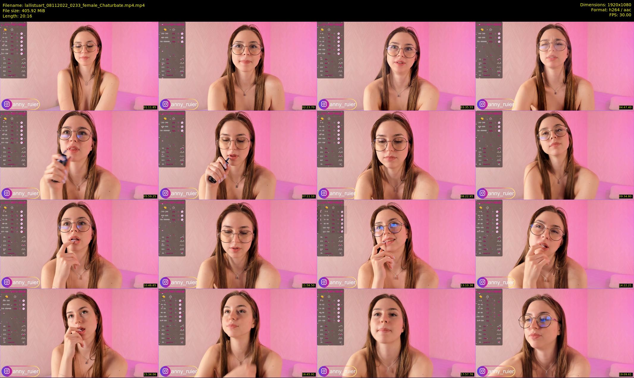 lallistuart — 21 minute Chaturbate female cam show recording, 1080p, Nov 8, 2022