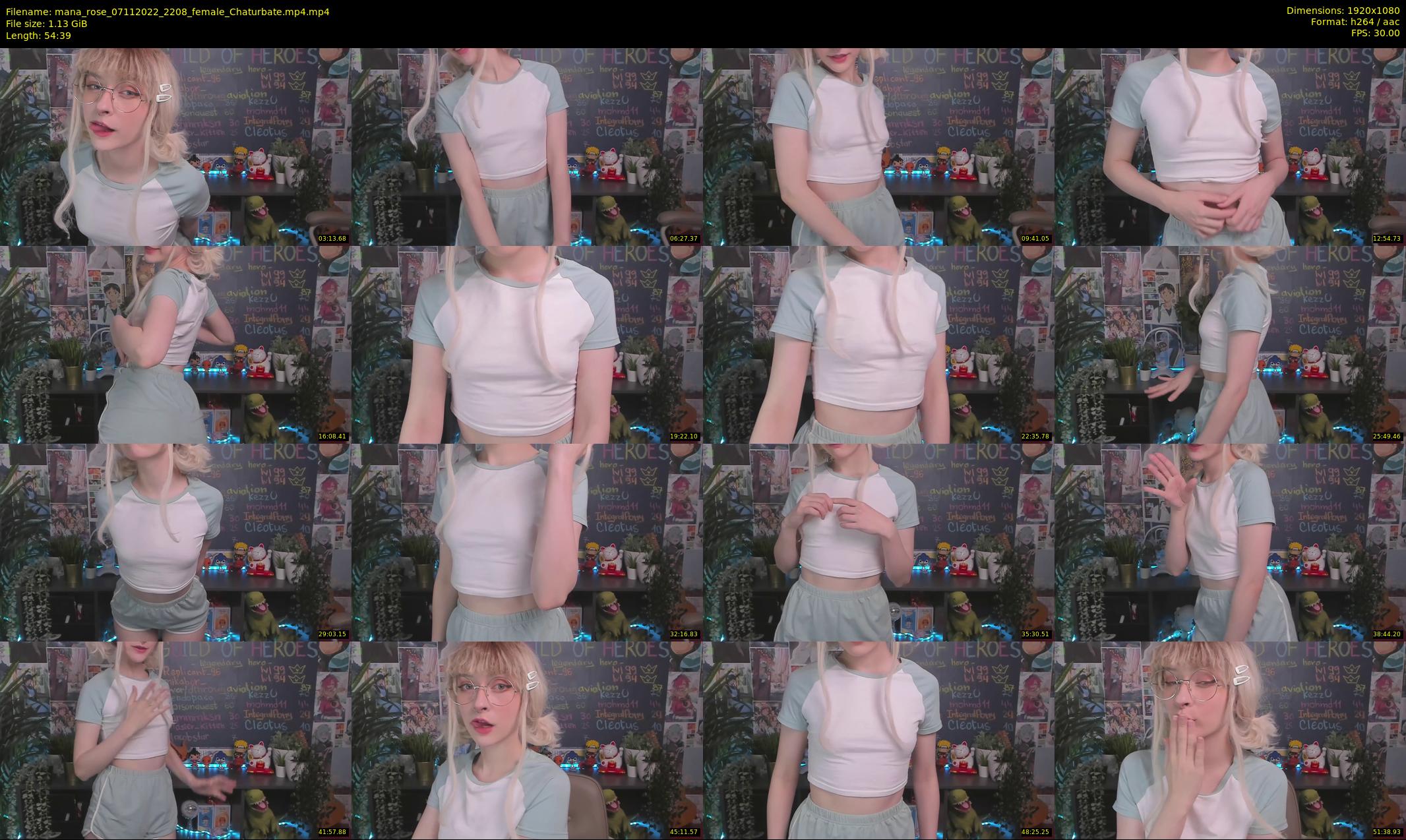 mana_rose — 55 minute Chaturbate female cam show recording, 1080p, Nov 7, 2022