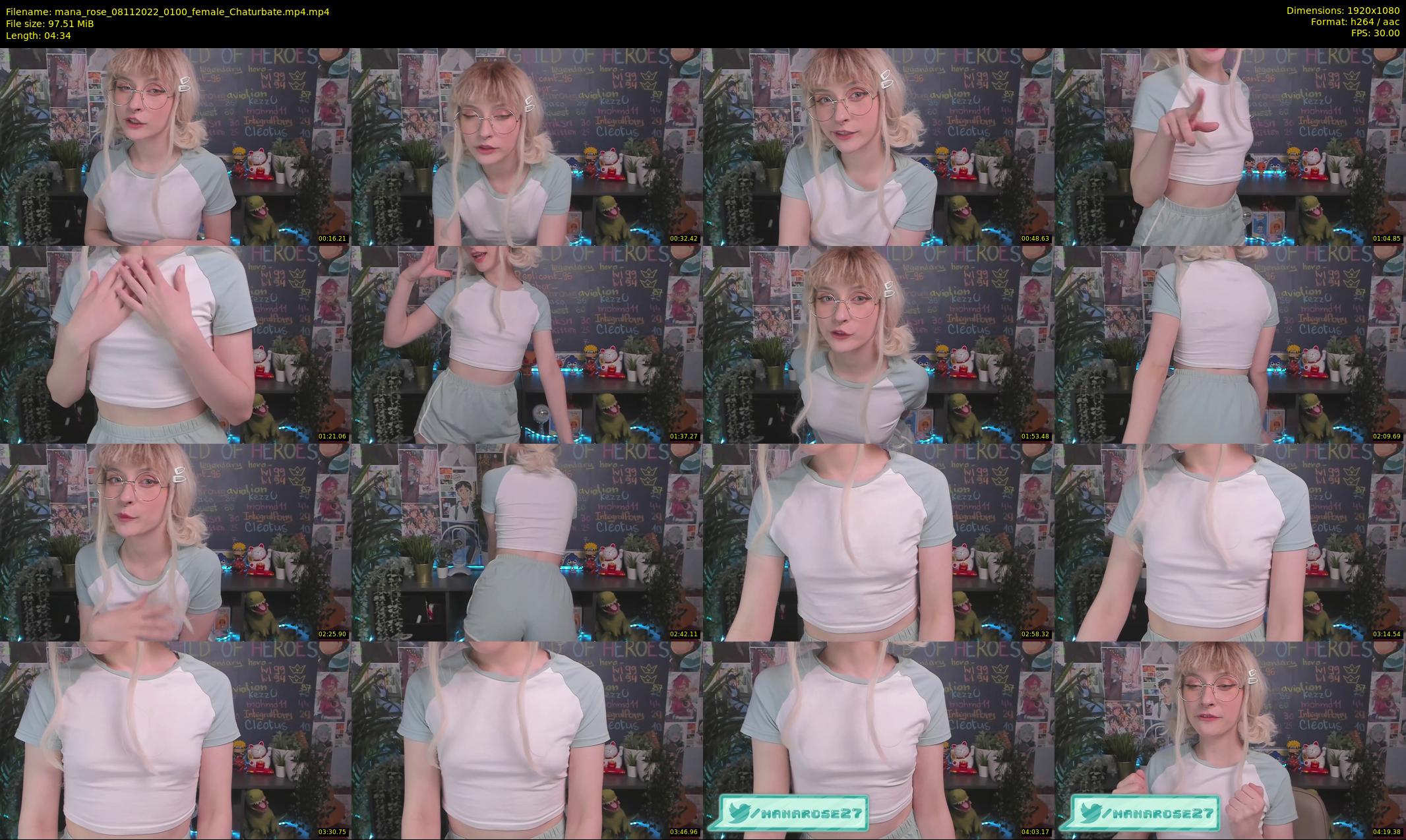 mana_rose — 5 minute Chaturbate female cam show recording, 1080p, Nov 8, 2022