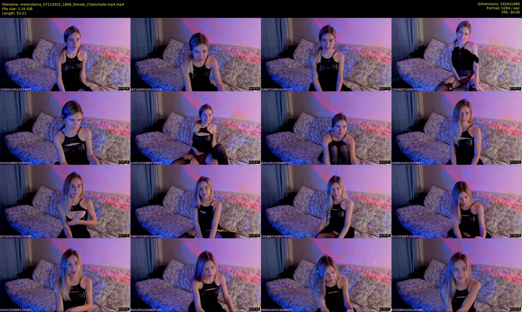 melondama — 54 minute Chaturbate female cam show recording, 1080p, Nov 7, 2022
