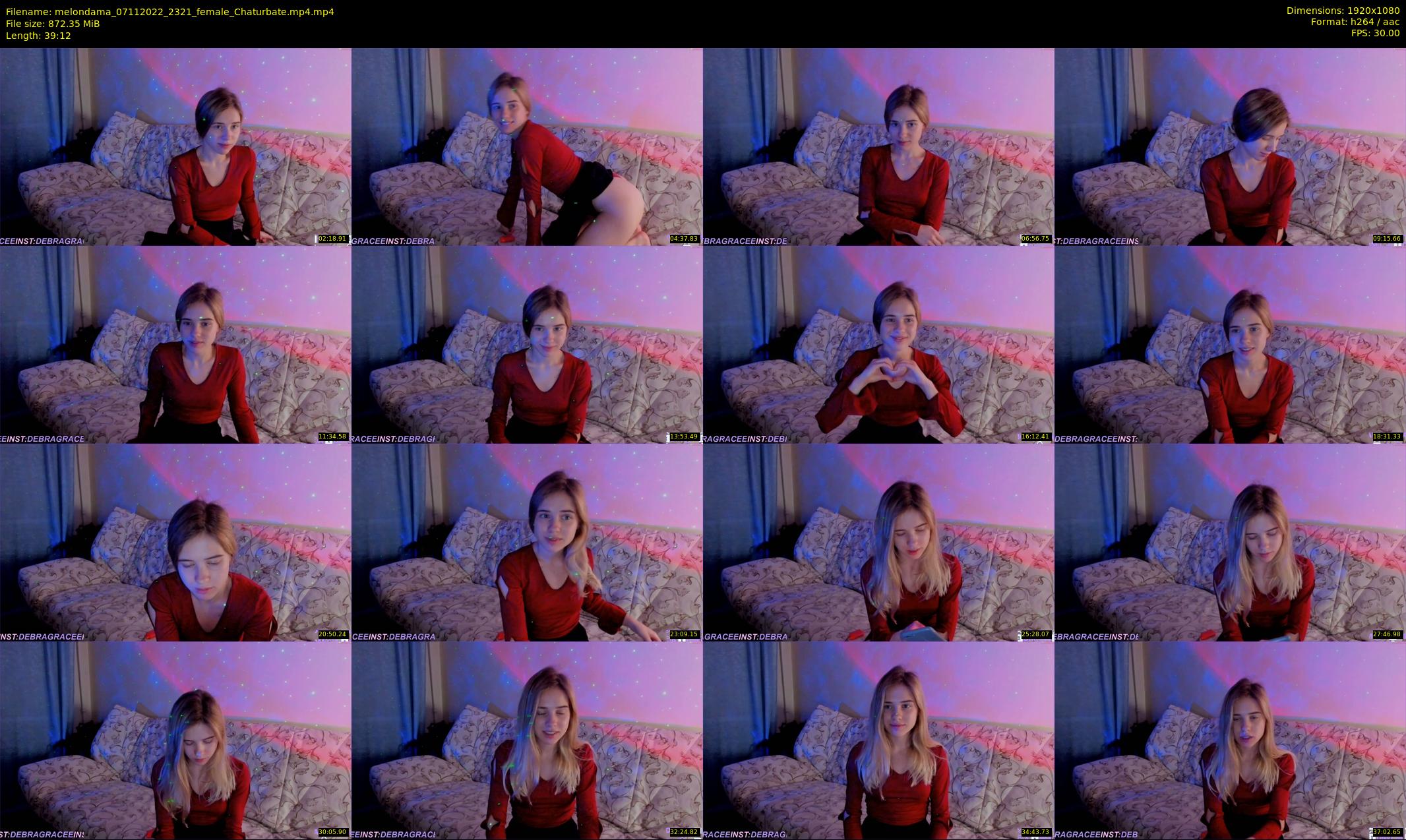 melondama — 40 minute Chaturbate female cam show recording, 1080p, Nov 7, 2022