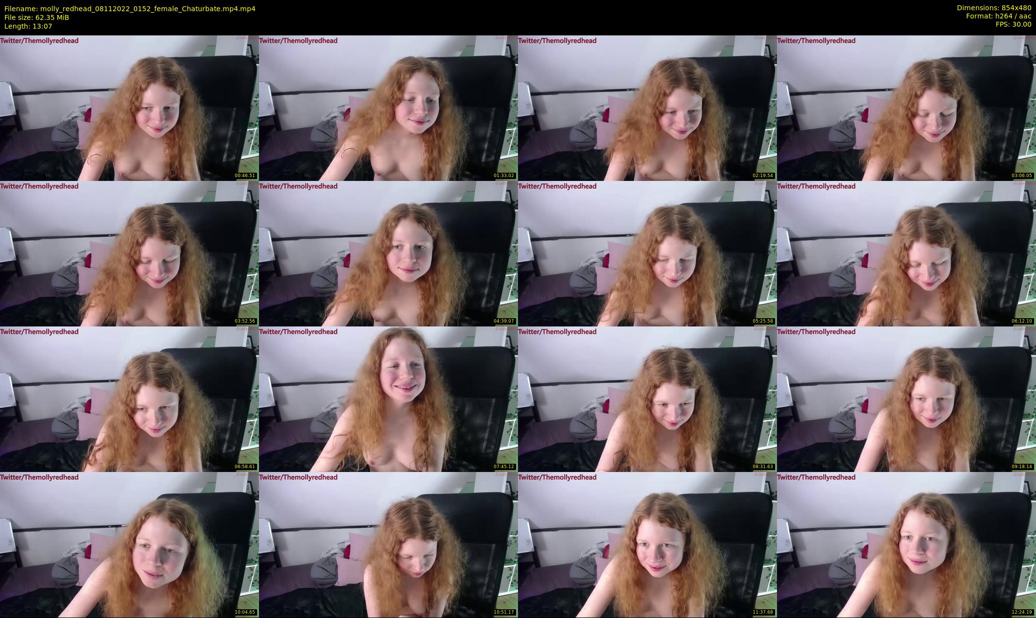 molly_redhead — 14 minute Chaturbate female cam show recording, 480p, Nov 8, 2022